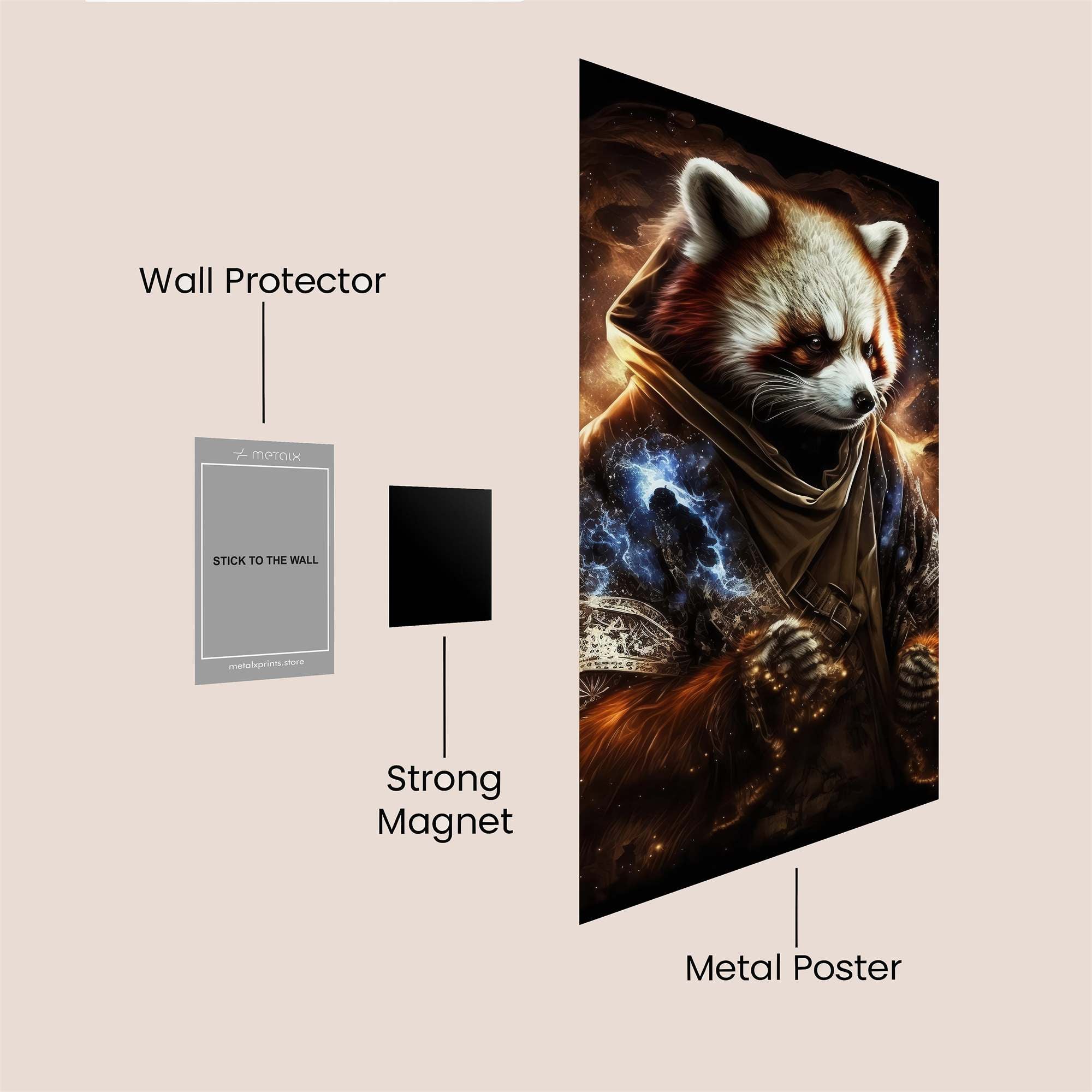 RedPanda Mystic Safe Wall Magnetic / M