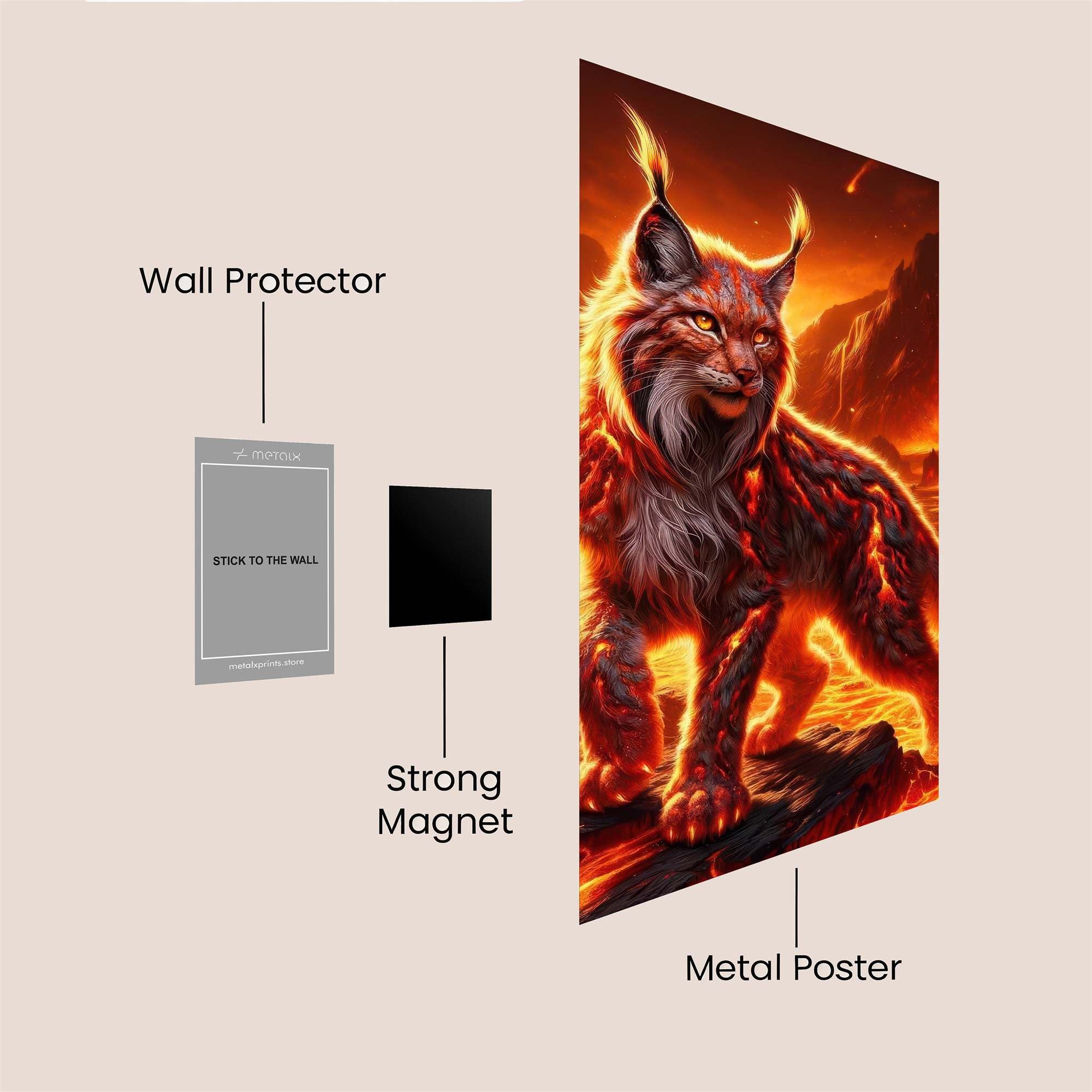 Lynx Inferno Safe Wall Magnetic / M