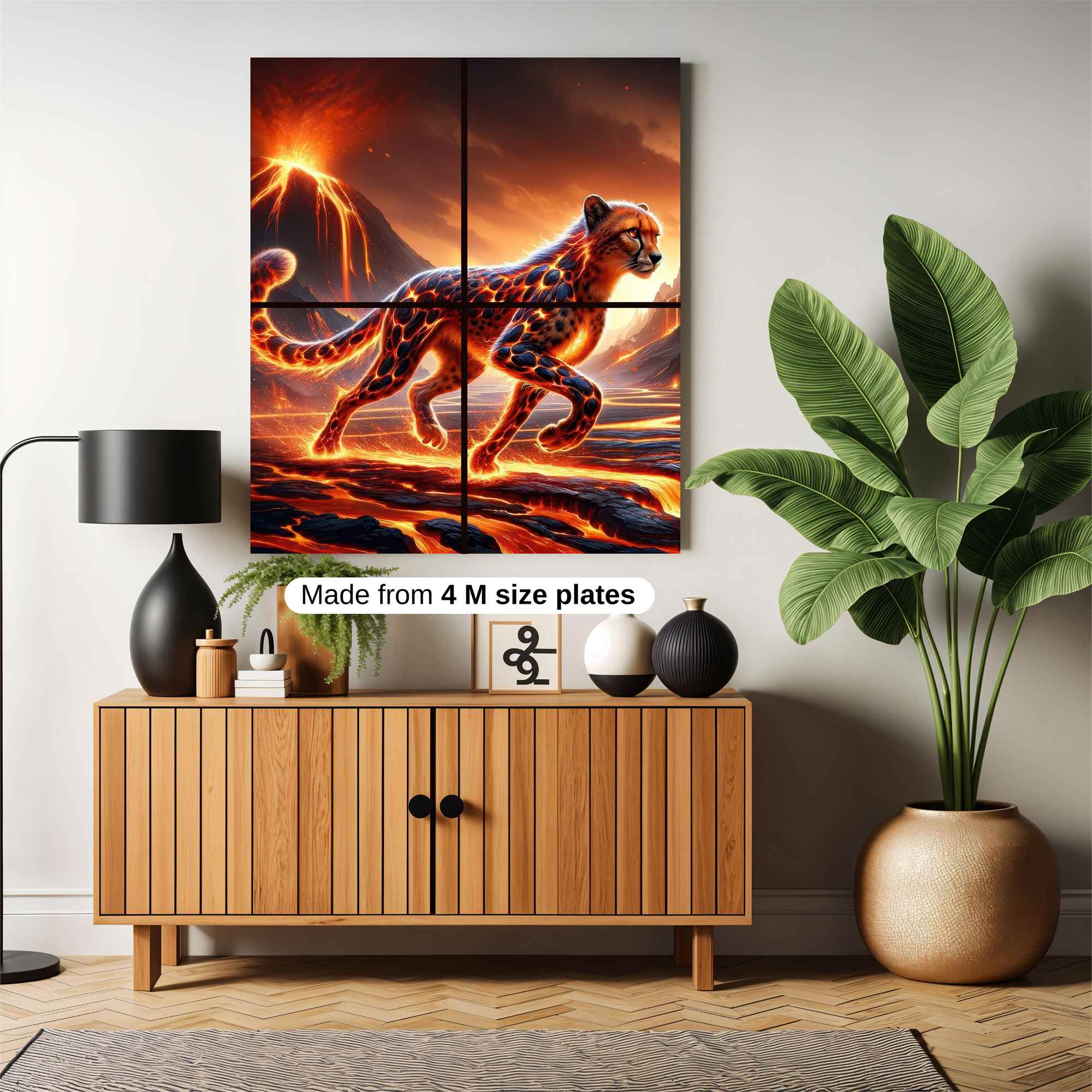 Lava Leopard Safe Wall Magnetic / M