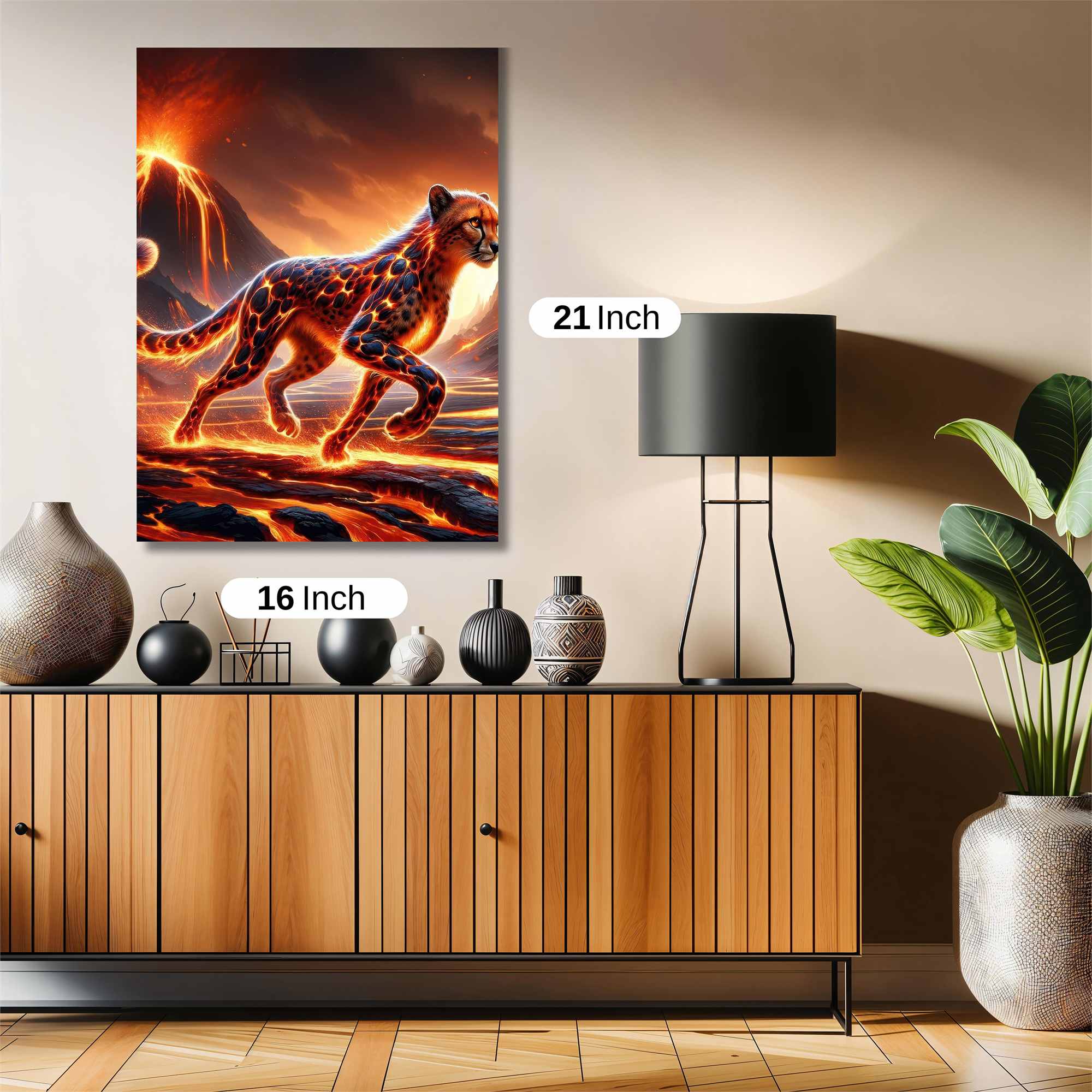 Lava Leopard Safe Wall Magnetic / M