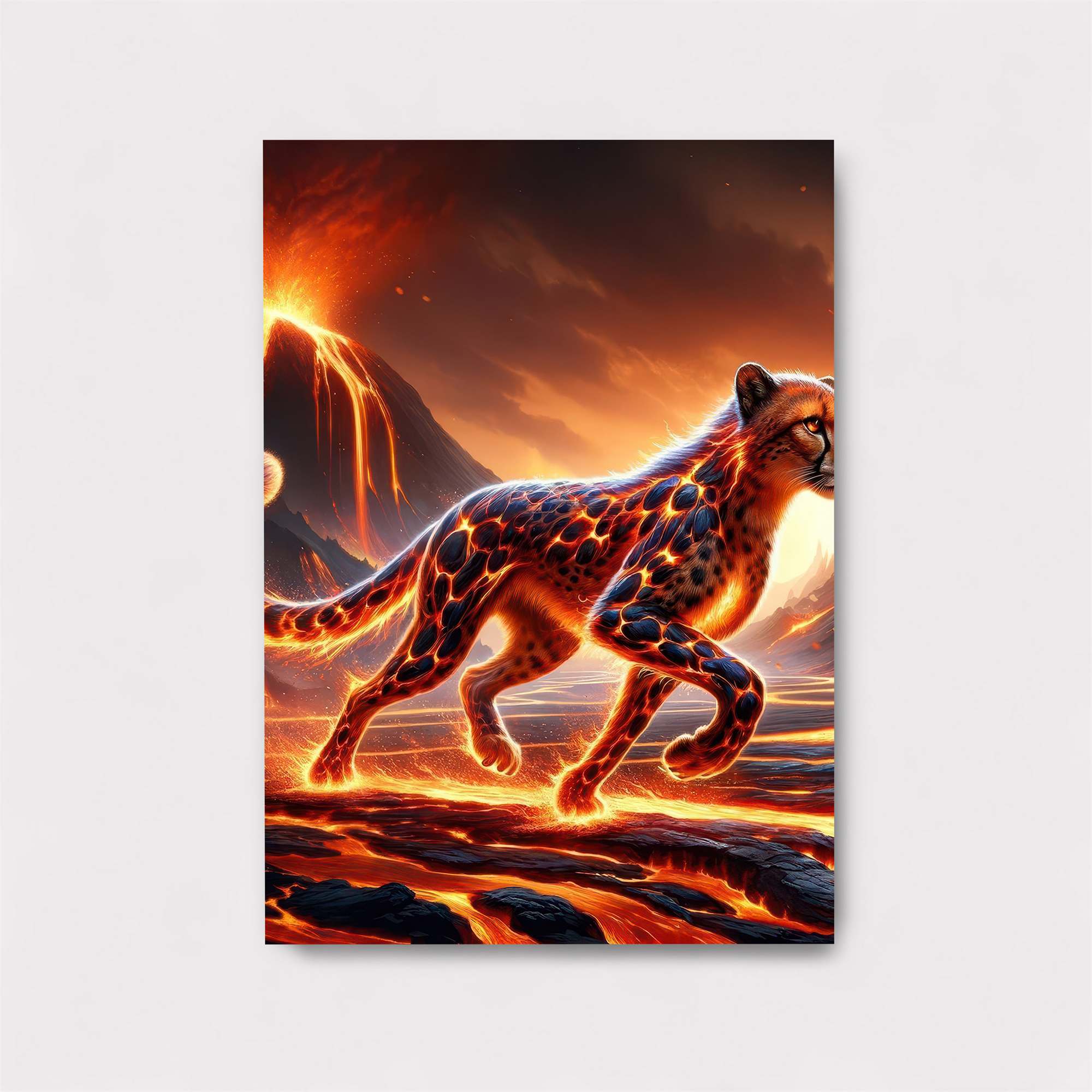 Lava Leopard Safe Wall Magnetic / M