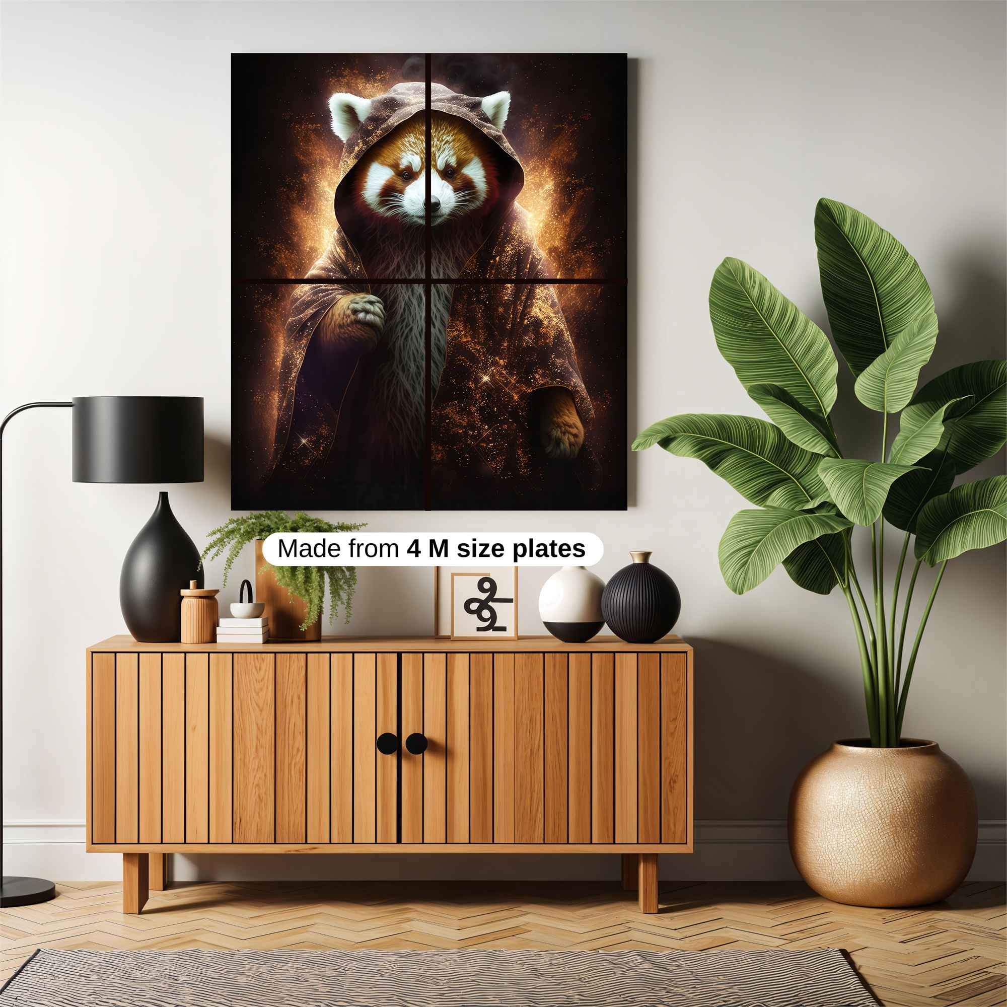 Red Panda Mystic Safe Wall Magnetic / M