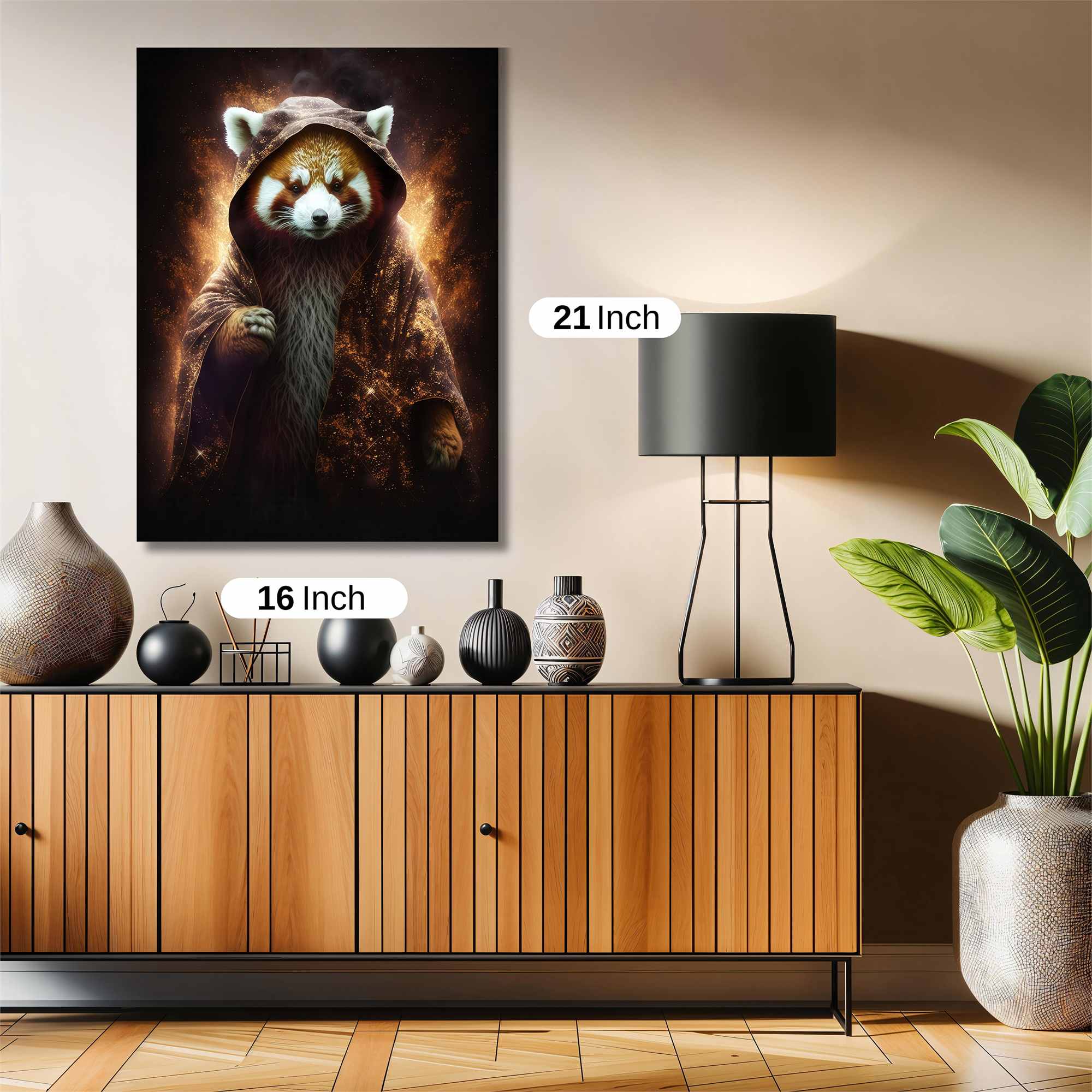 Red Panda Mystic Safe Wall Magnetic / M