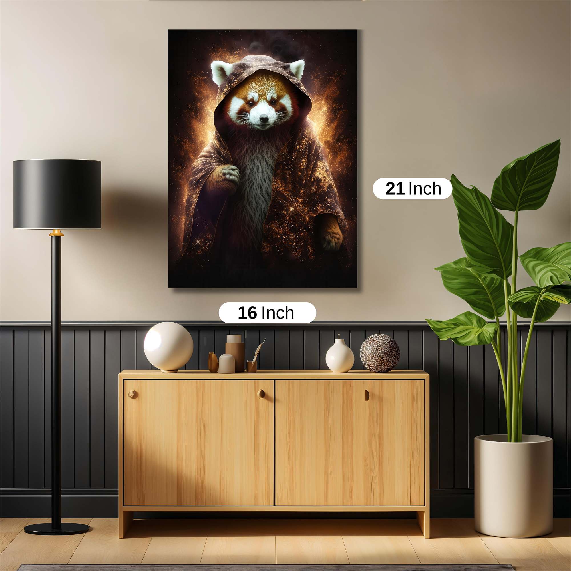 Red Panda Mystic Safe Wall Magnetic / M