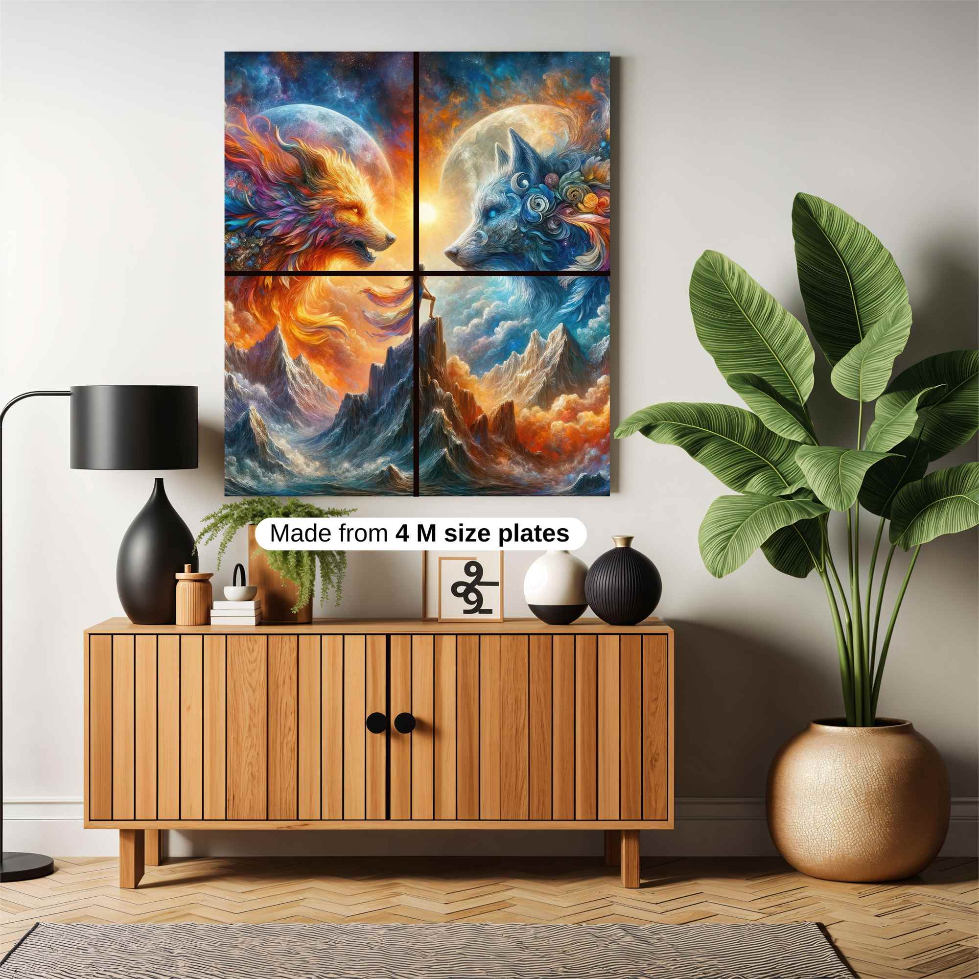 Wolves Harmony Safe Wall Magnetic / M