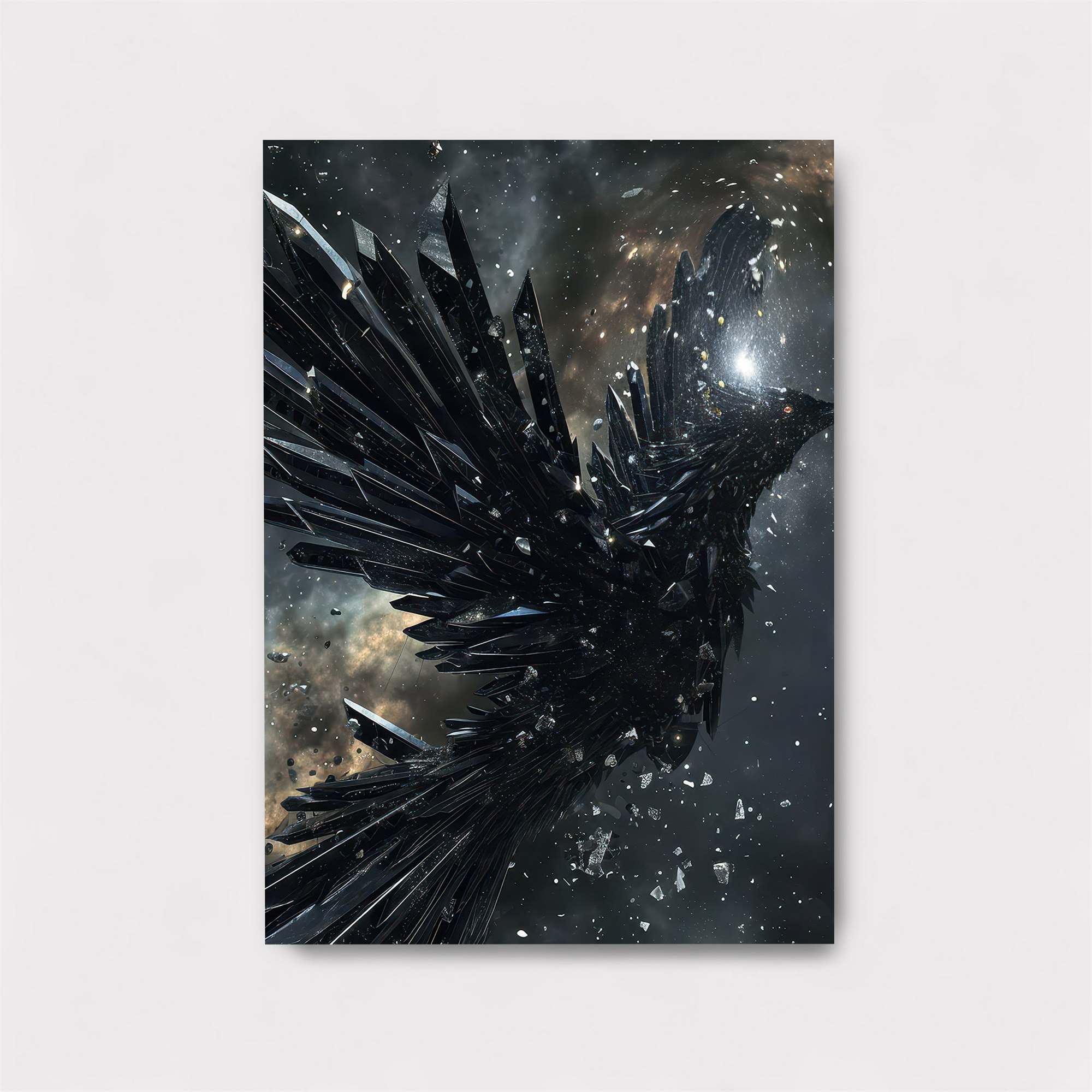 Crystal Raven Safe Wall Magnetic / M
