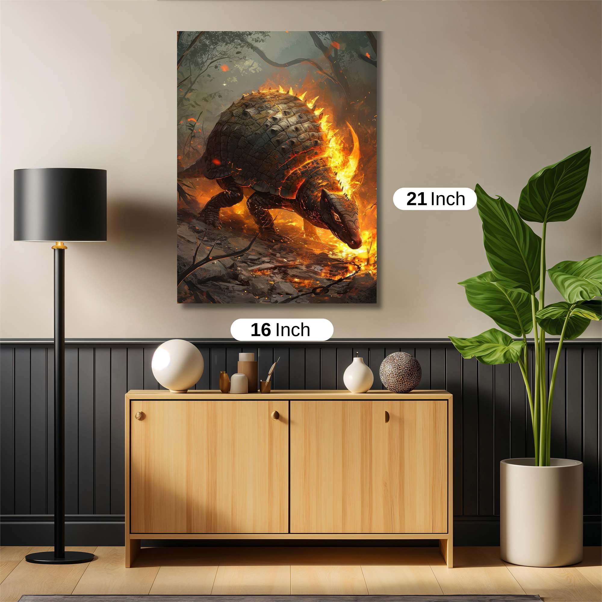 Armordillo Blaze Safe Wall Magnetic / M