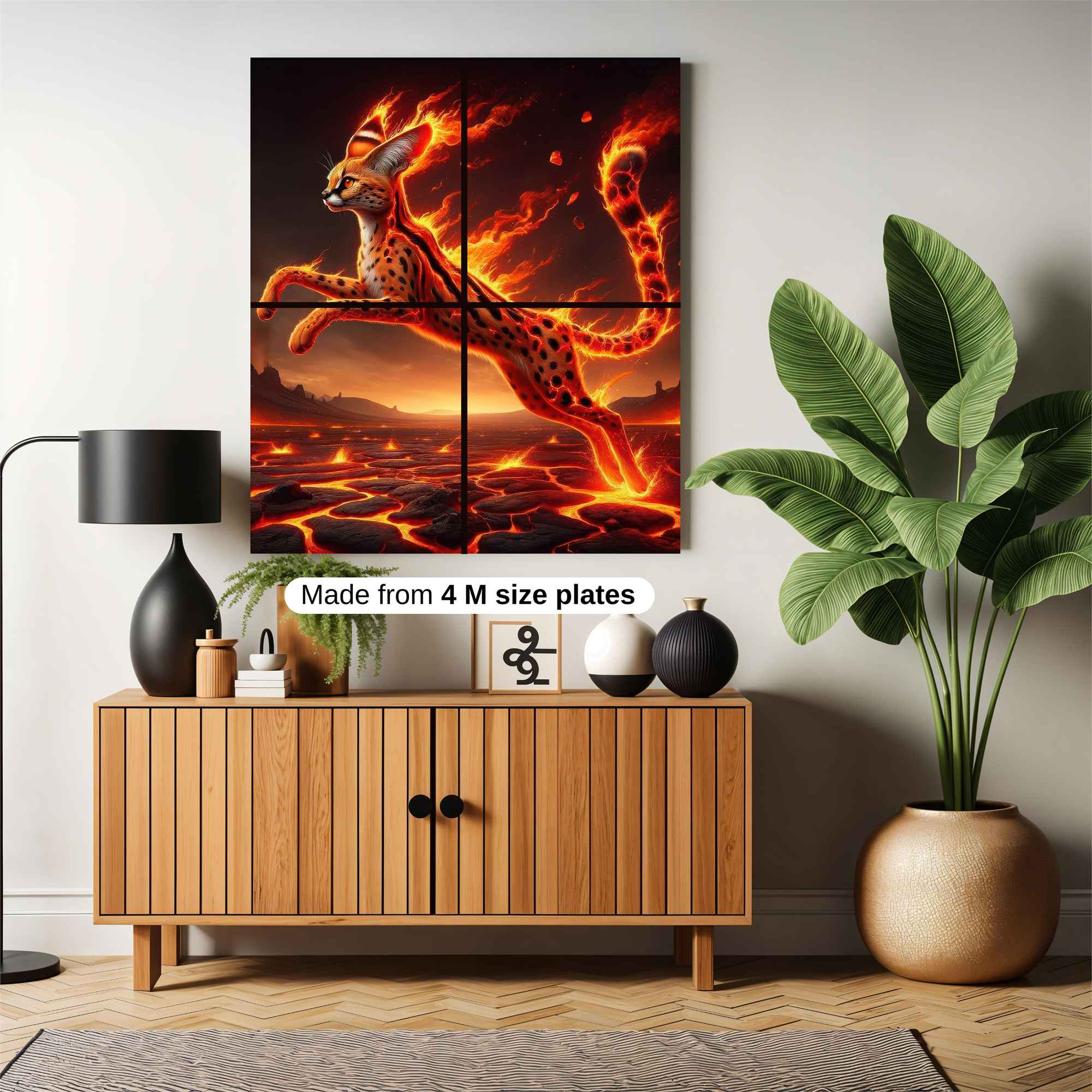 Serval Inferno Safe Wall Magnetic / M