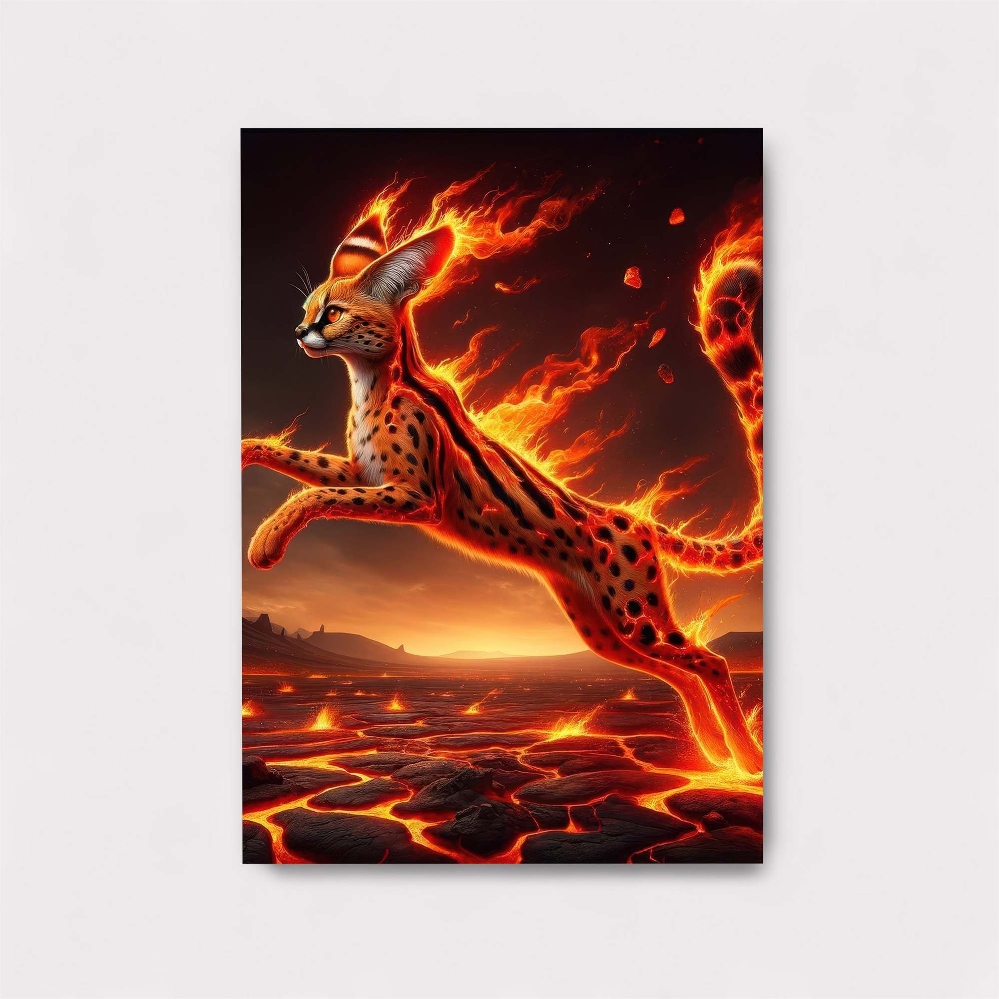 Serval Inferno Safe Wall Magnetic / M