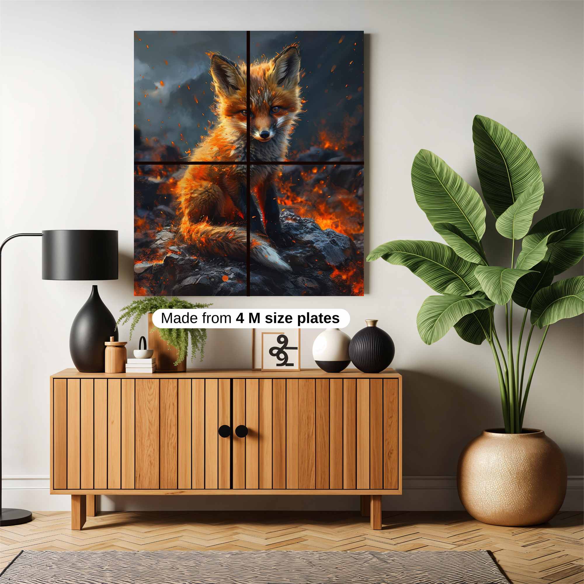 Fiery Serenity Safe Wall Magnetic / M