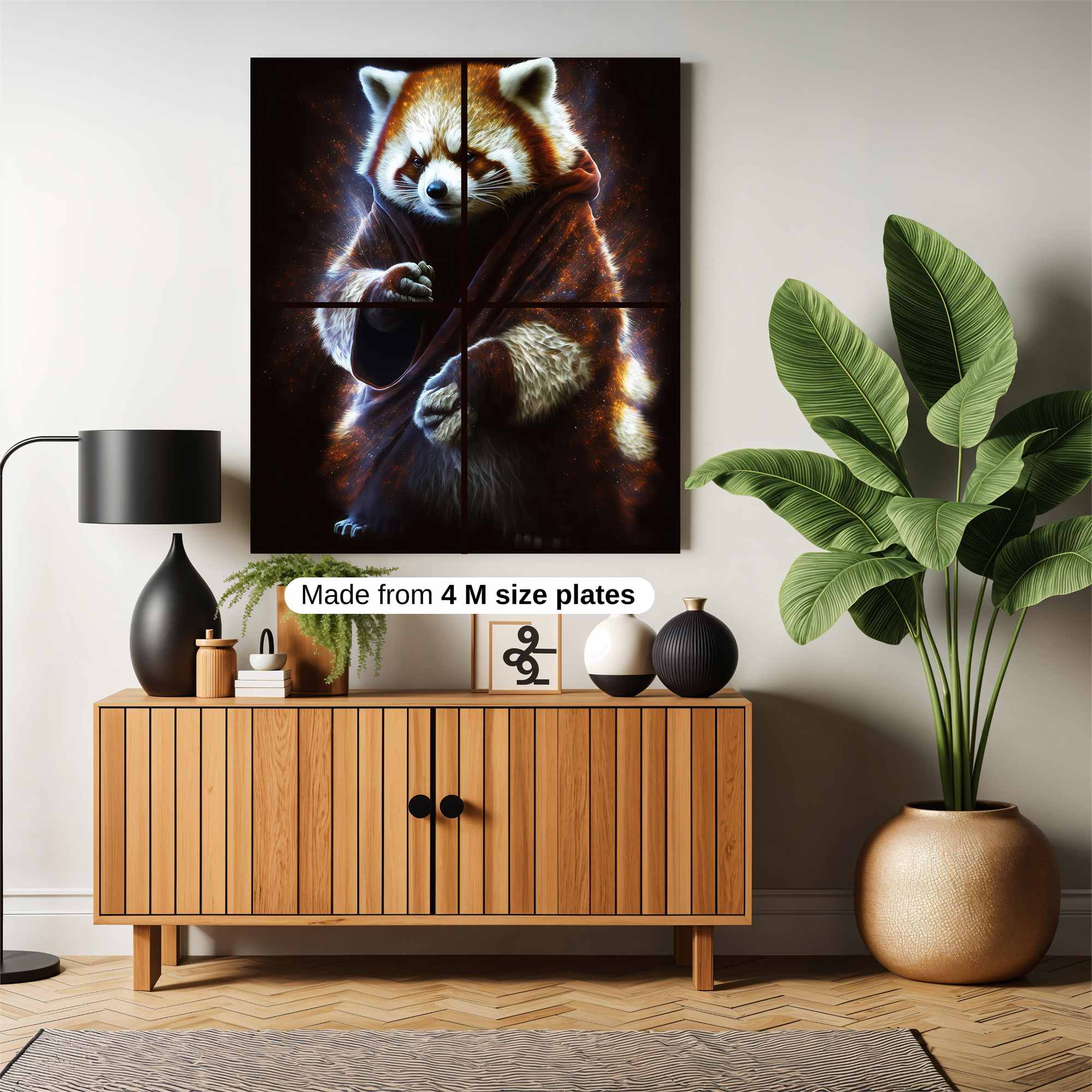 Red Panda Mystic Safe Wall Magnetic / M