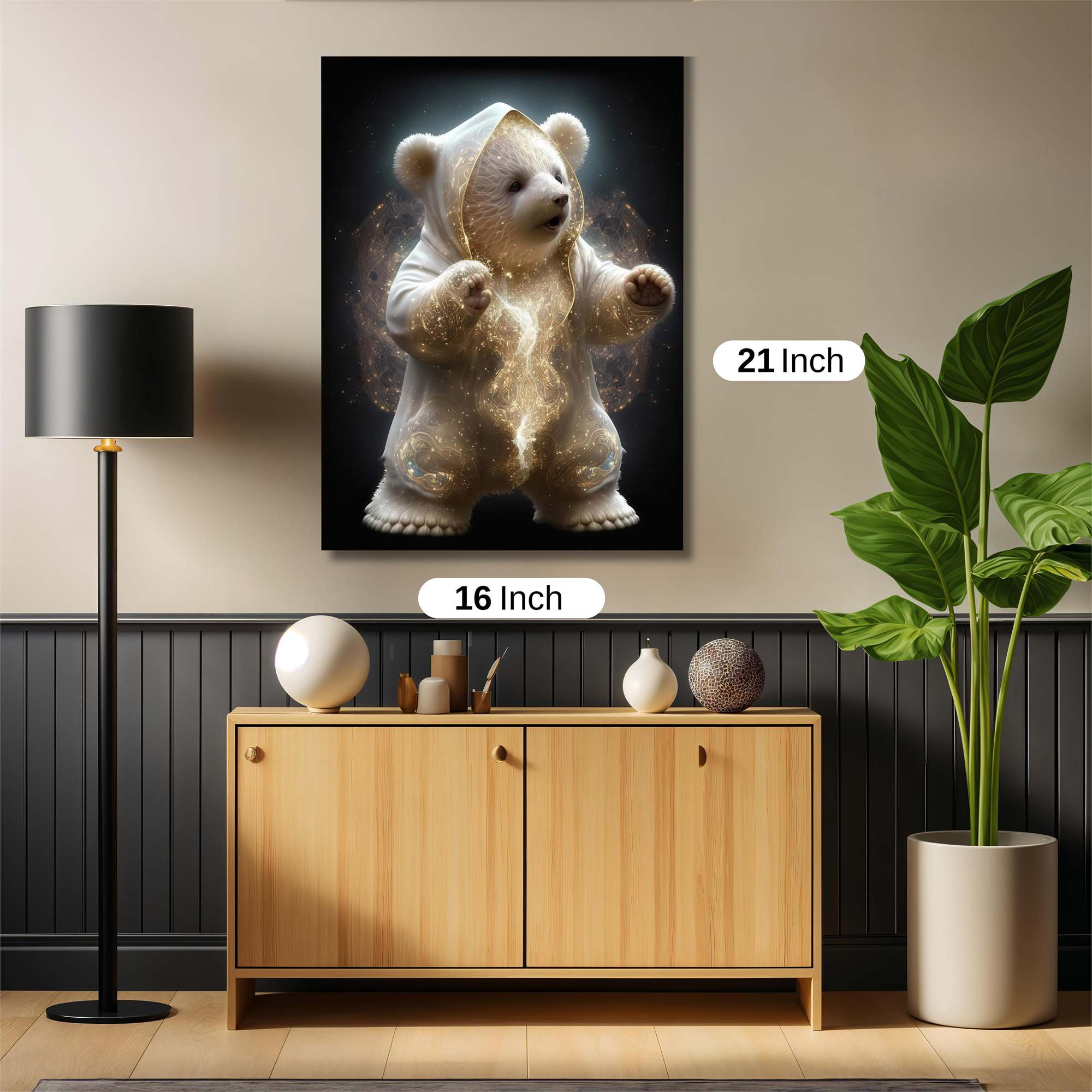 Bear Radiance Safe Wall Magnetic / M