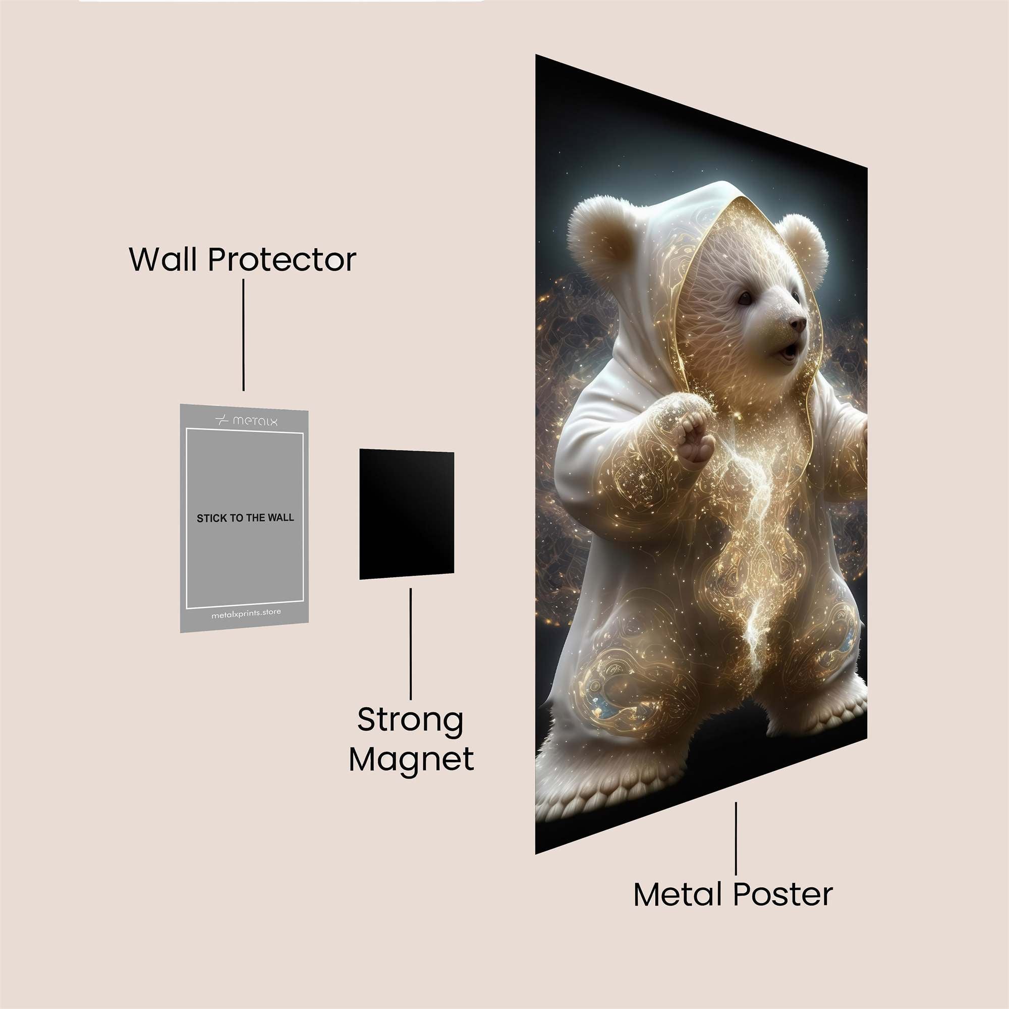 Bear Radiance Safe Wall Magnetic / M