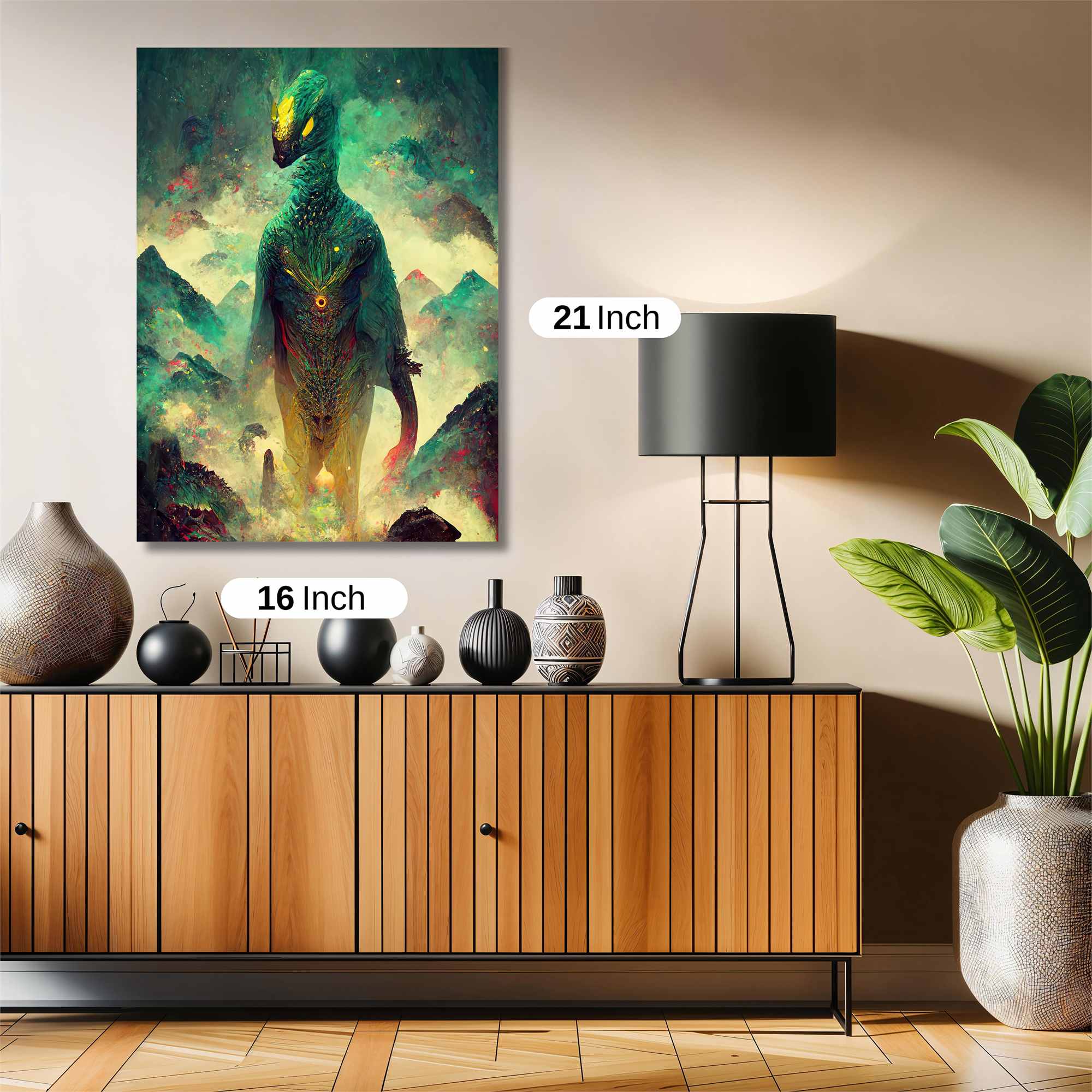 Lizard Mystic Safe Wall Magnetic / M