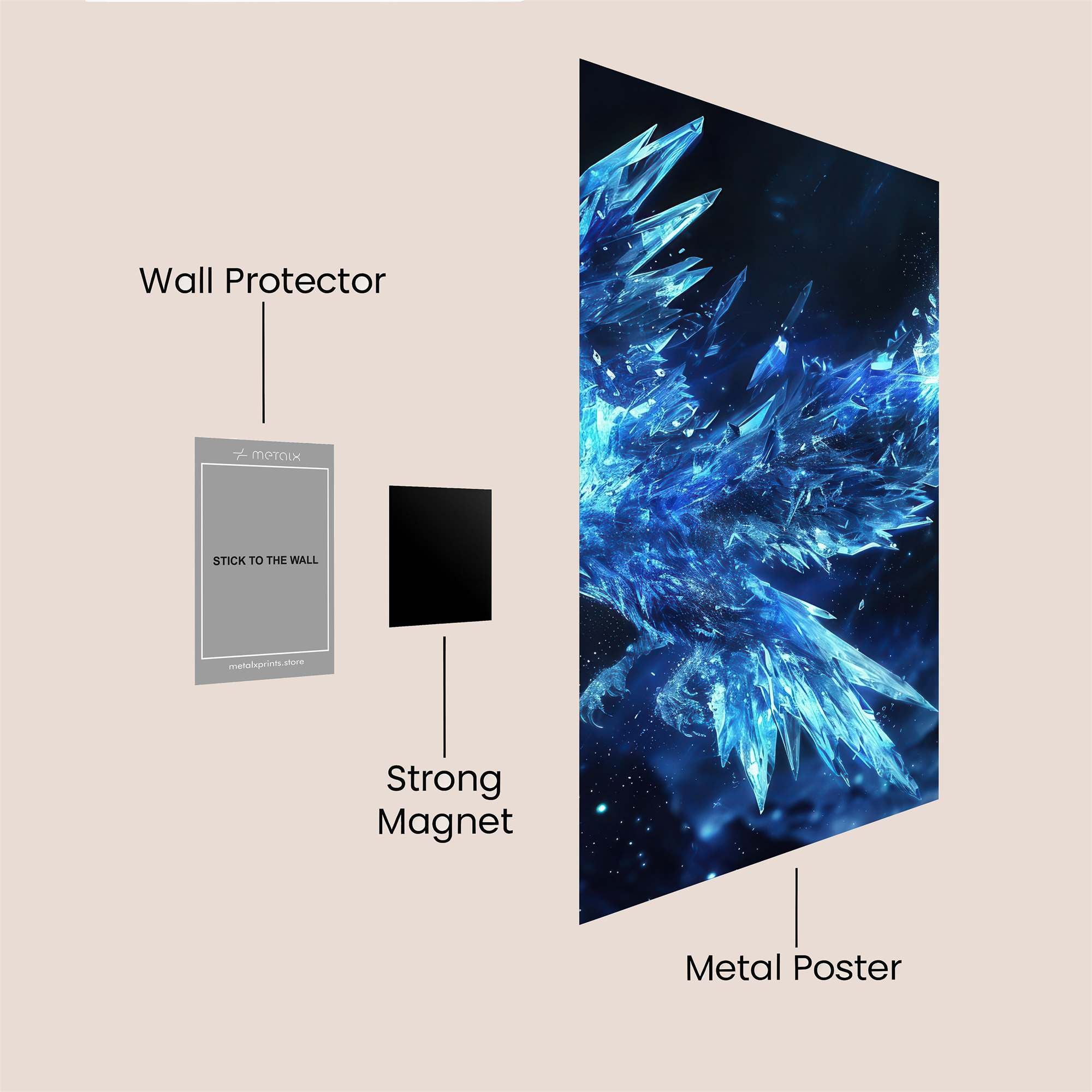 Frost Phoenix Safe Wall Magnetic / M