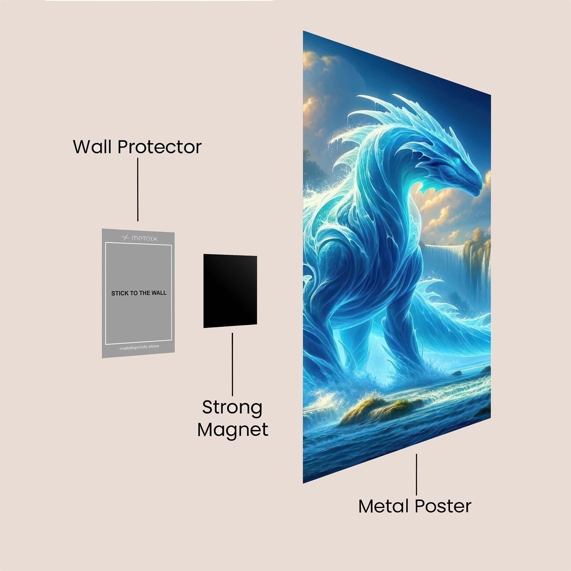 Aqua Majesty Safe Wall Magnetic / M