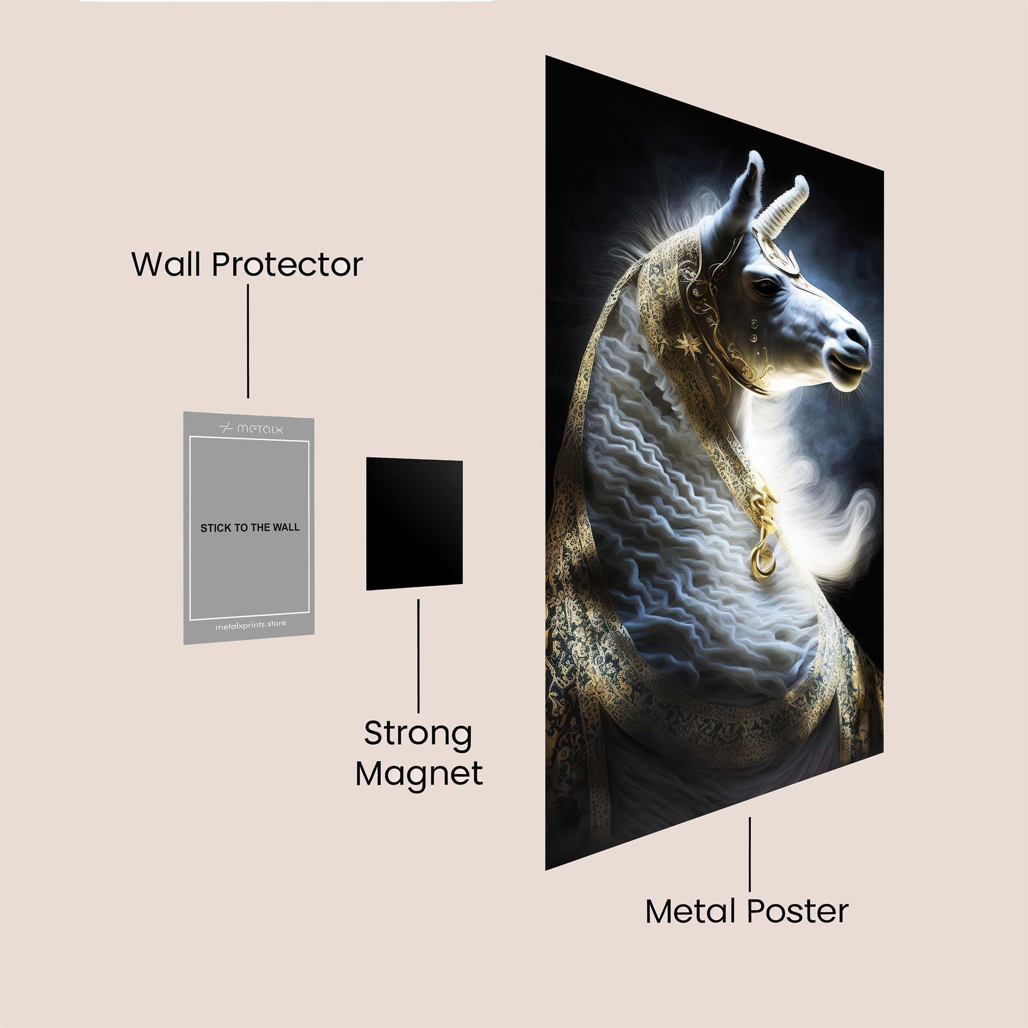 Unicorn Radiance Safe Wall Magnetic / M