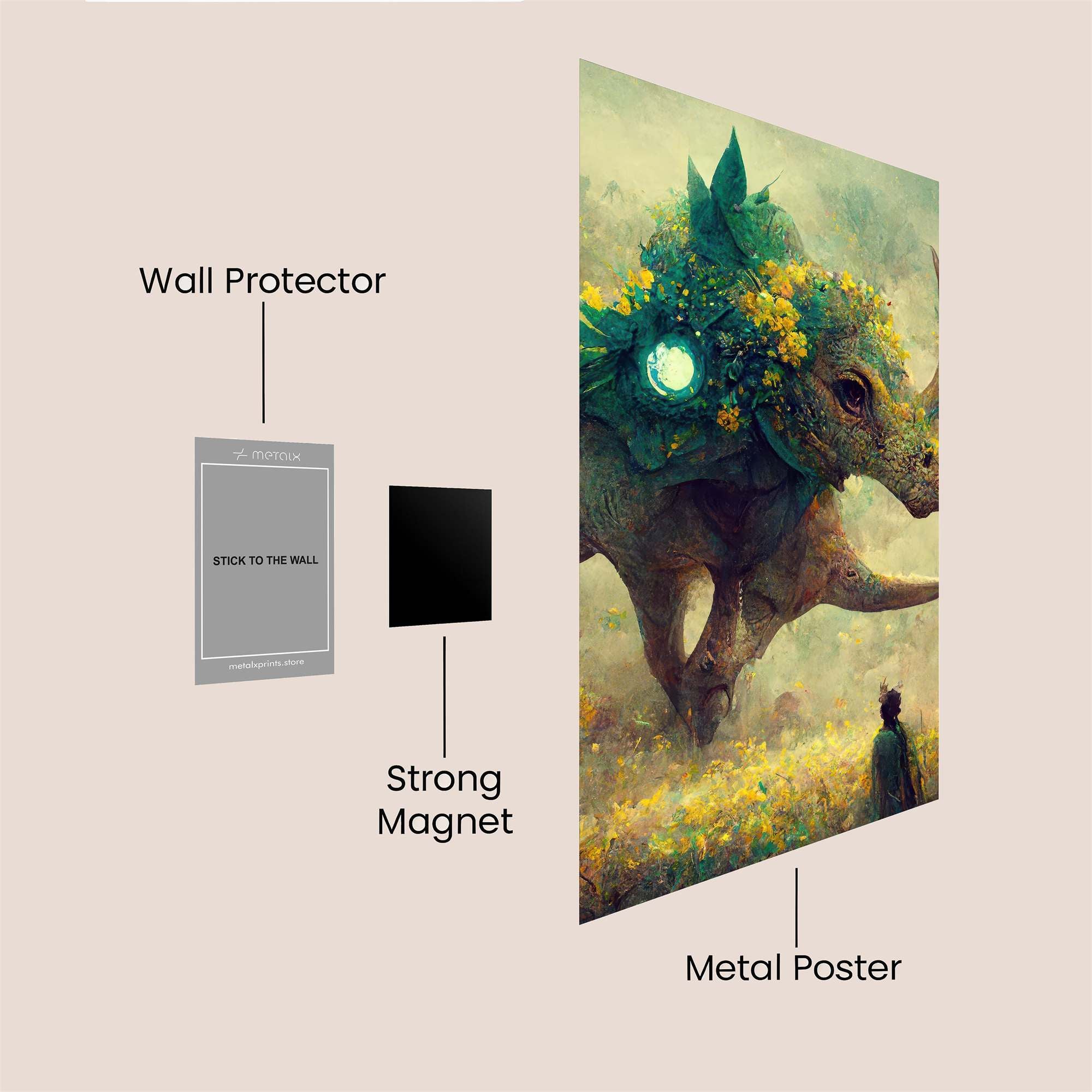 Rhinoflora Enchant Safe Wall Magnetic / M