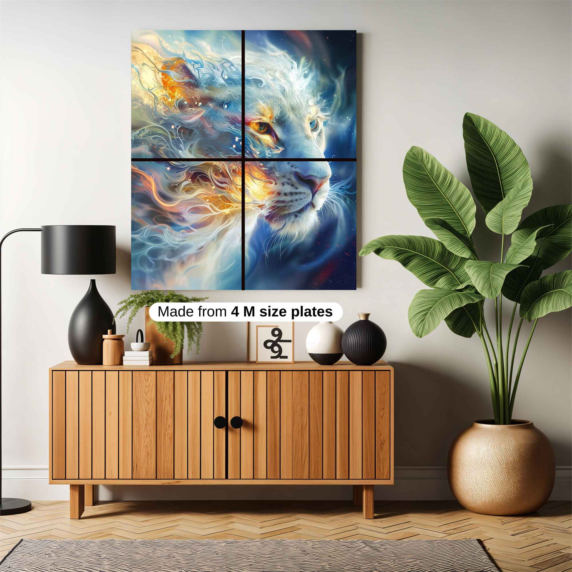 Lion Blaze Safe Wall Magnetic / M