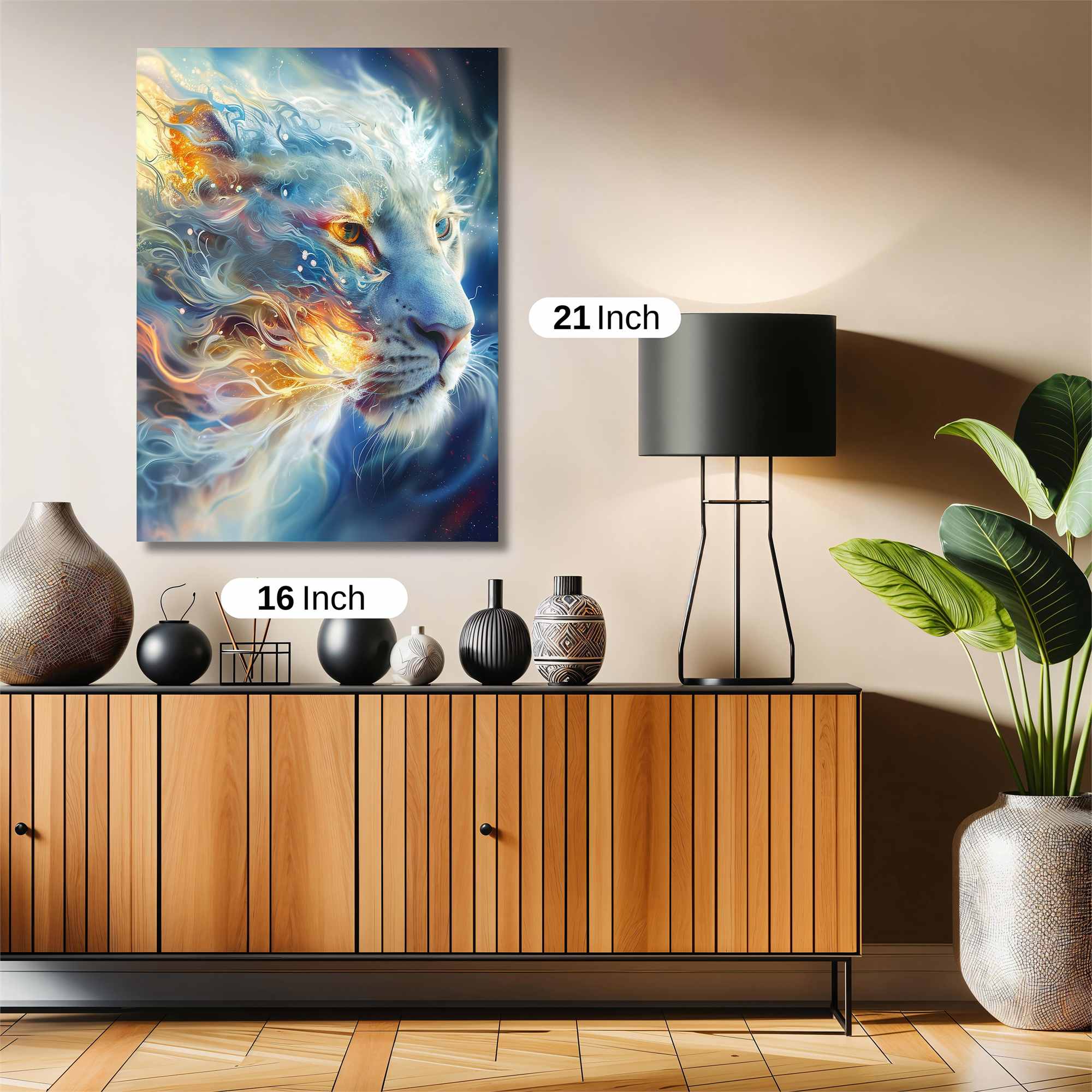 Lion Blaze Safe Wall Magnetic / M