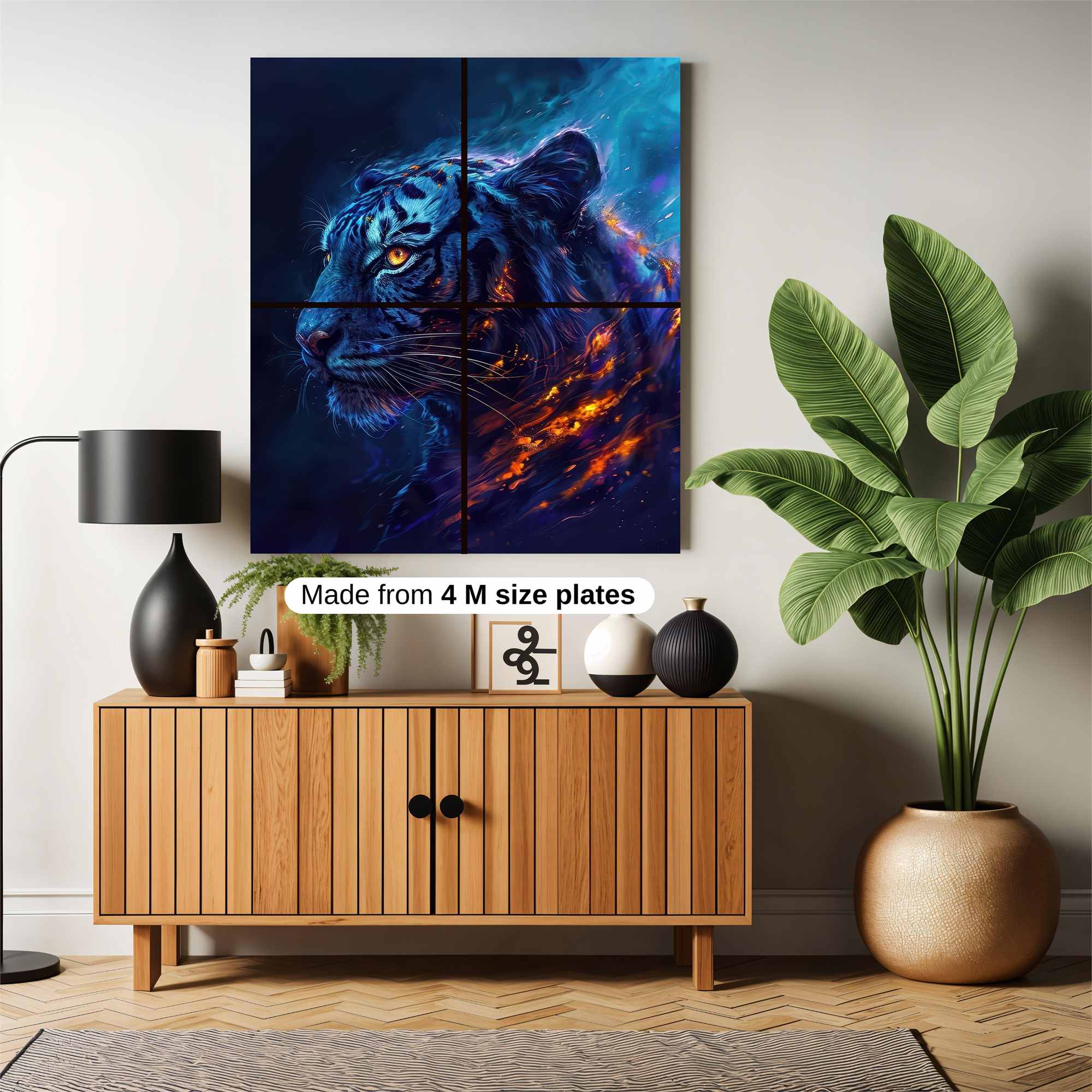 Tiger Blaze Safe Wall Magnetic / M