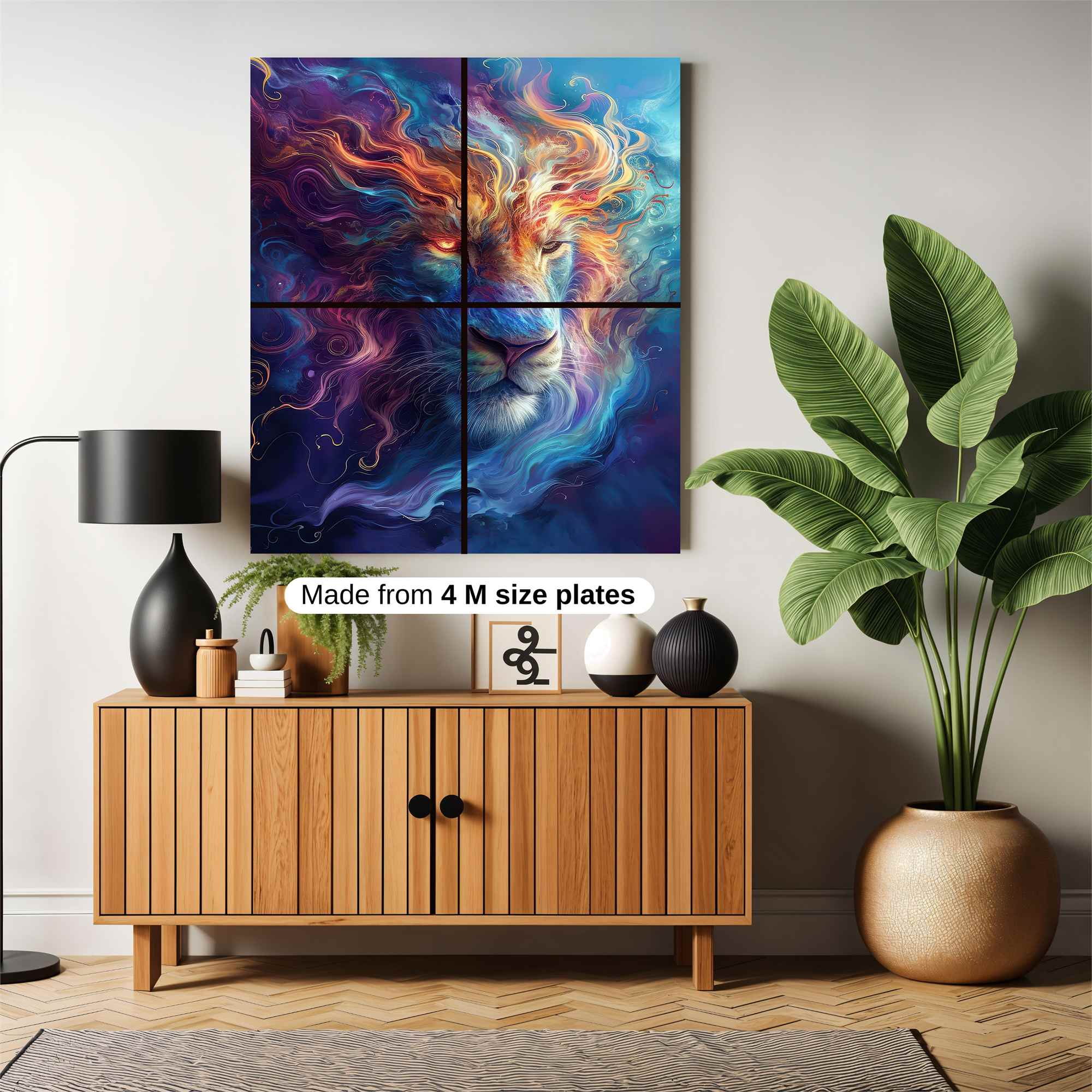 Lion Dreamscape Safe Wall Magnetic / M