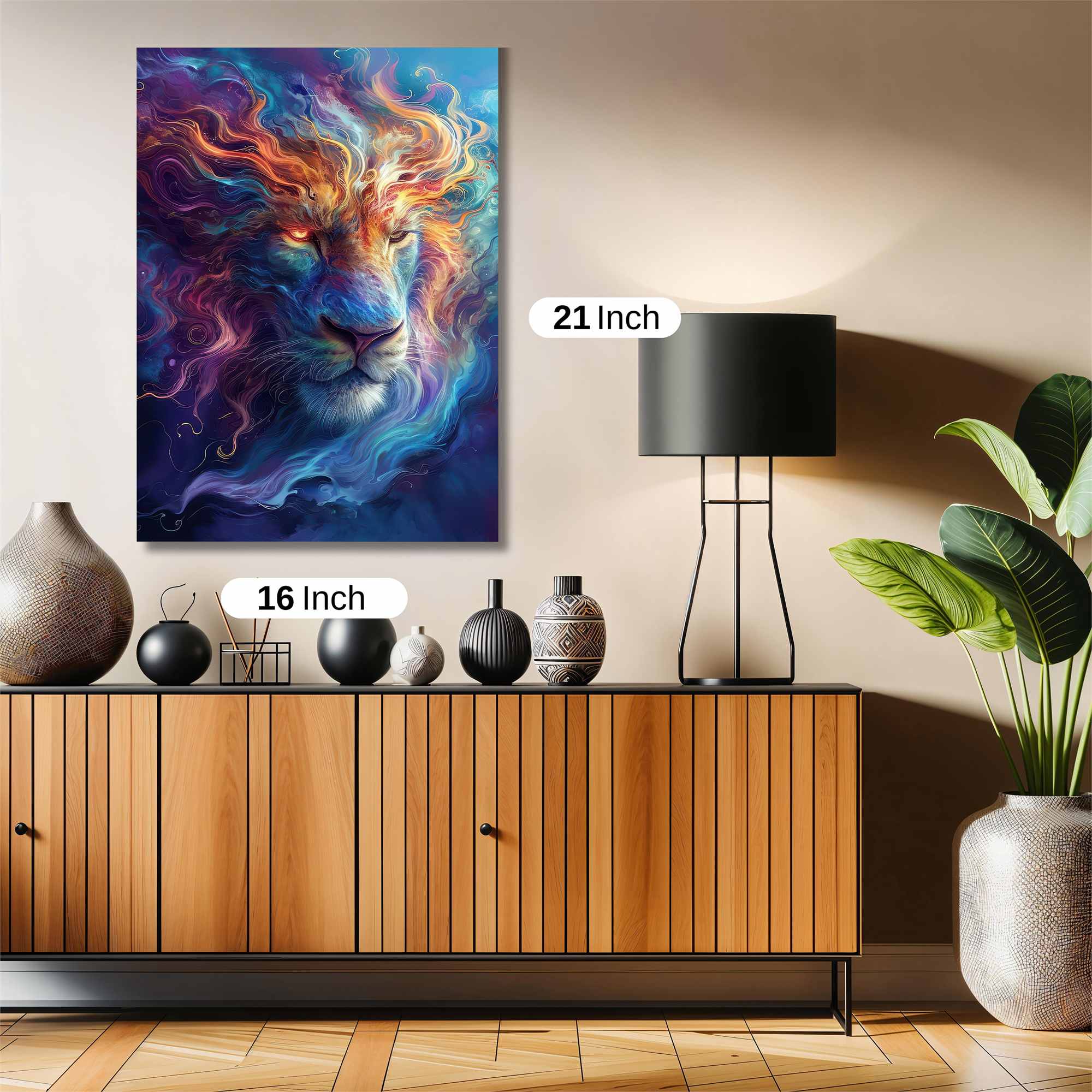 Lion Dreamscape Safe Wall Magnetic / M