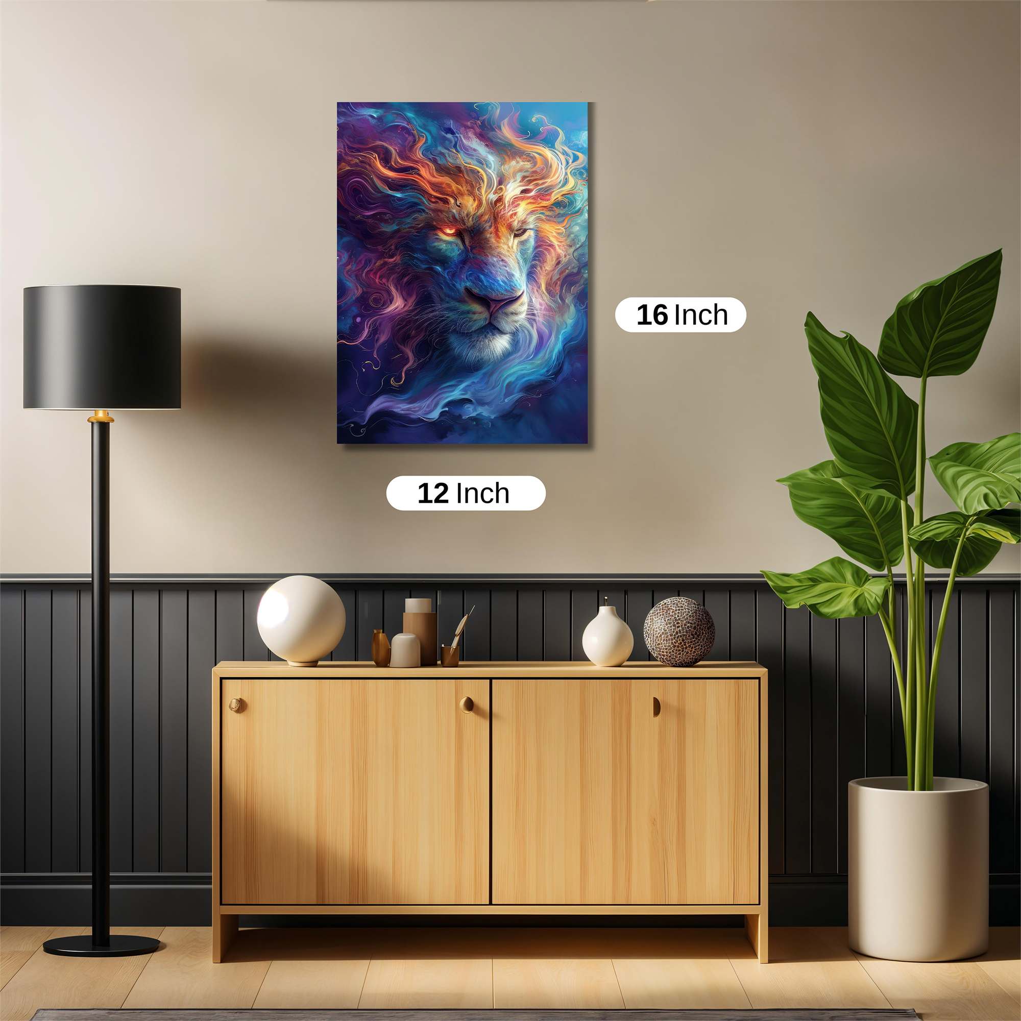 Lion Dreamscape Safe Wall Magnetic / M