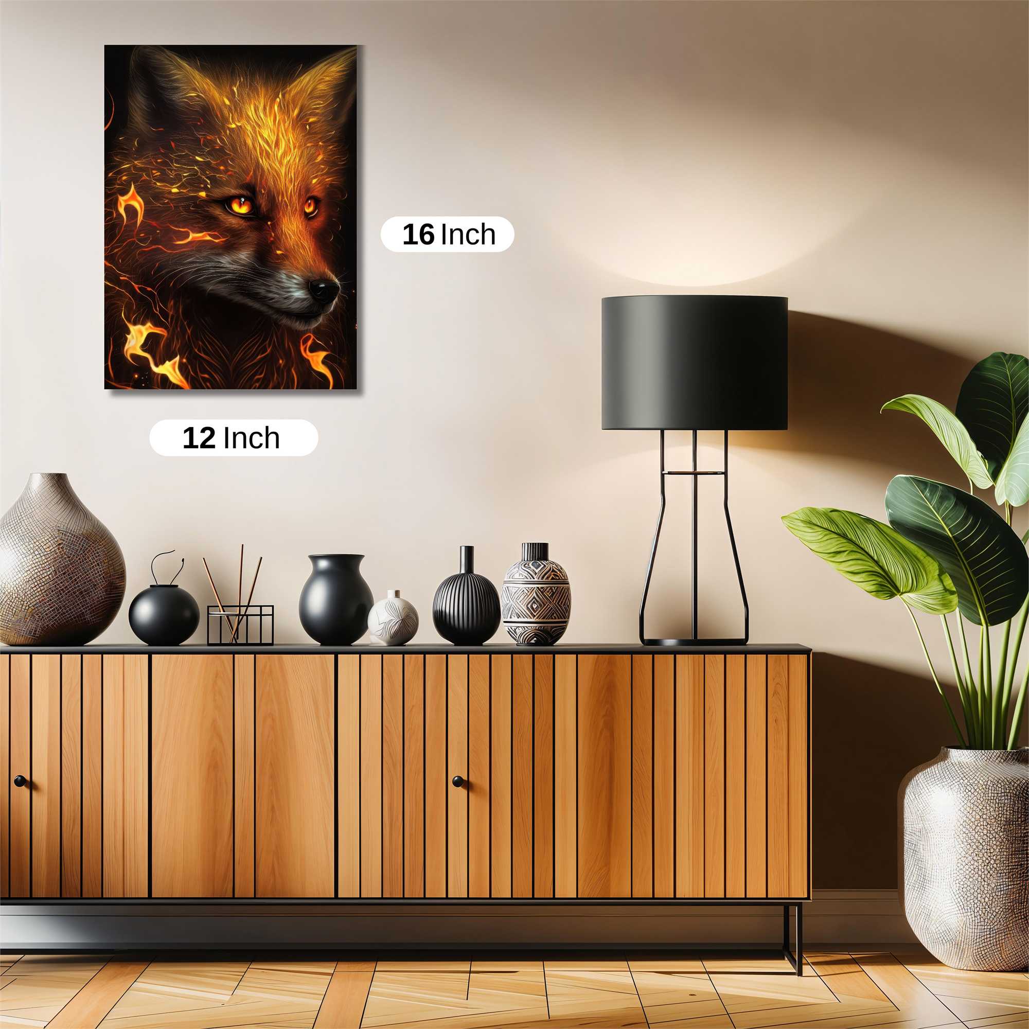 Fiery Fox Safe Wall Magnetic / M