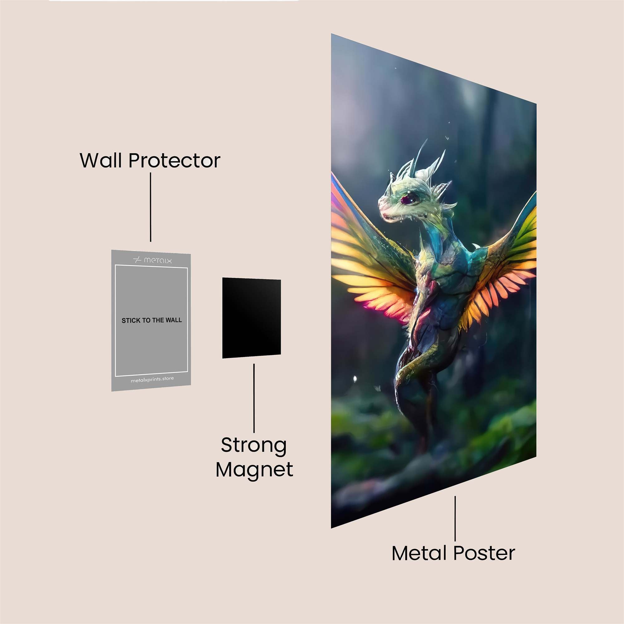 Dragon Radiance Safe Wall Magnetic / M