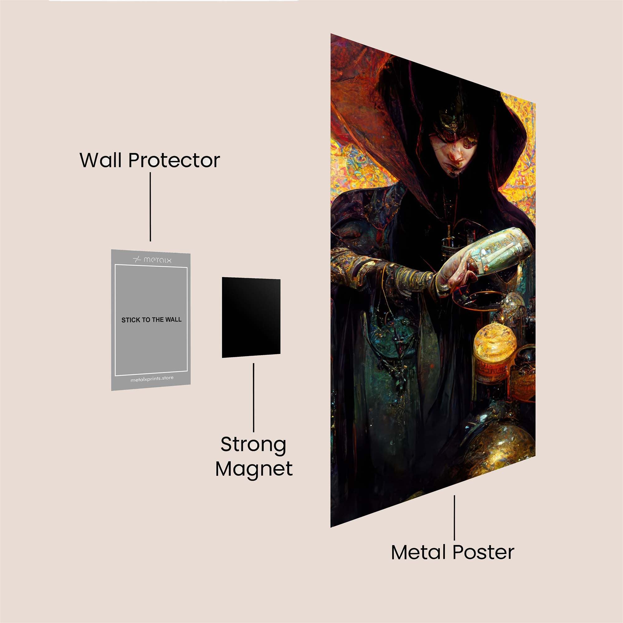 Alchemist Enigma Safe Wall Magnetic / M