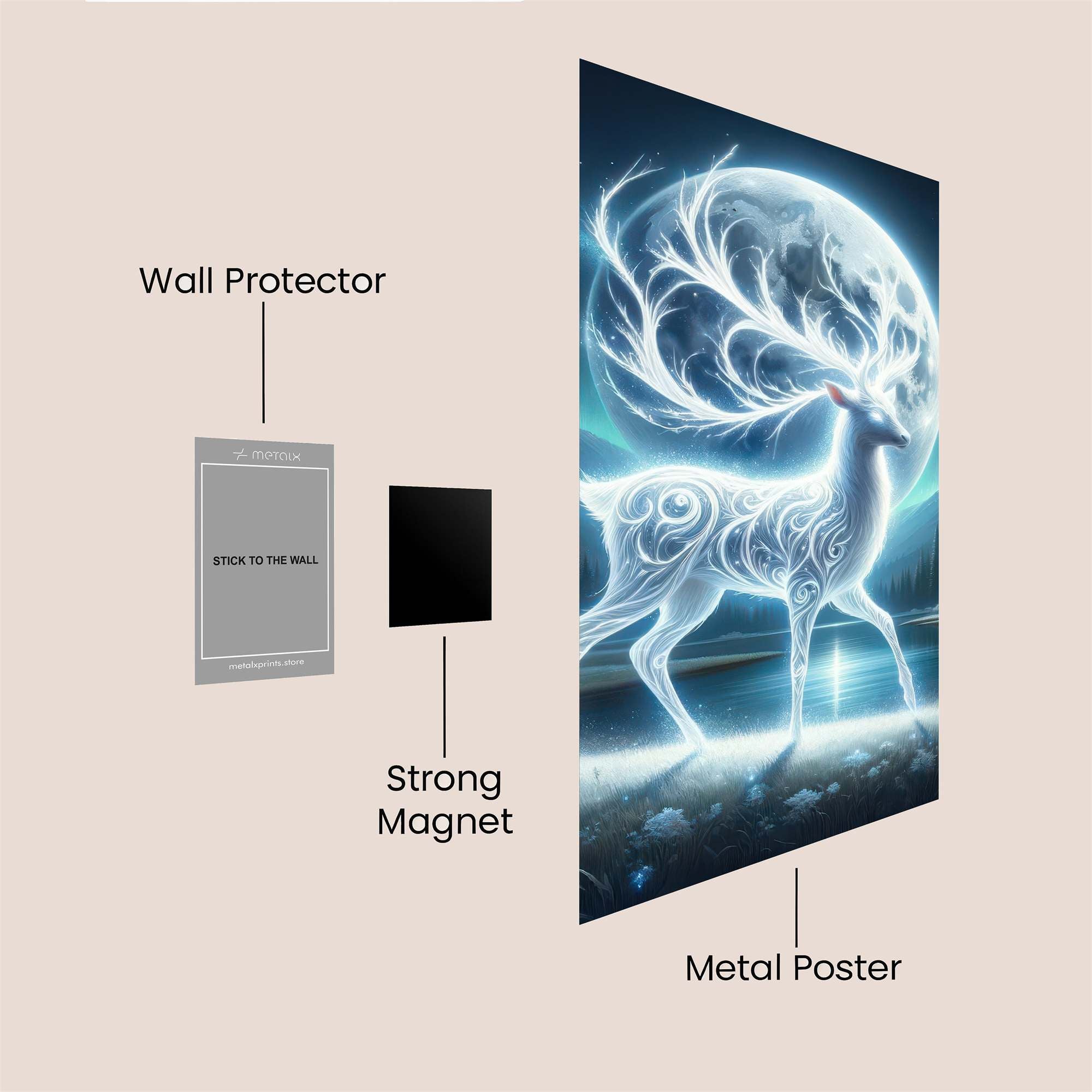 Lunar Grace Safe Wall Magnetic / M