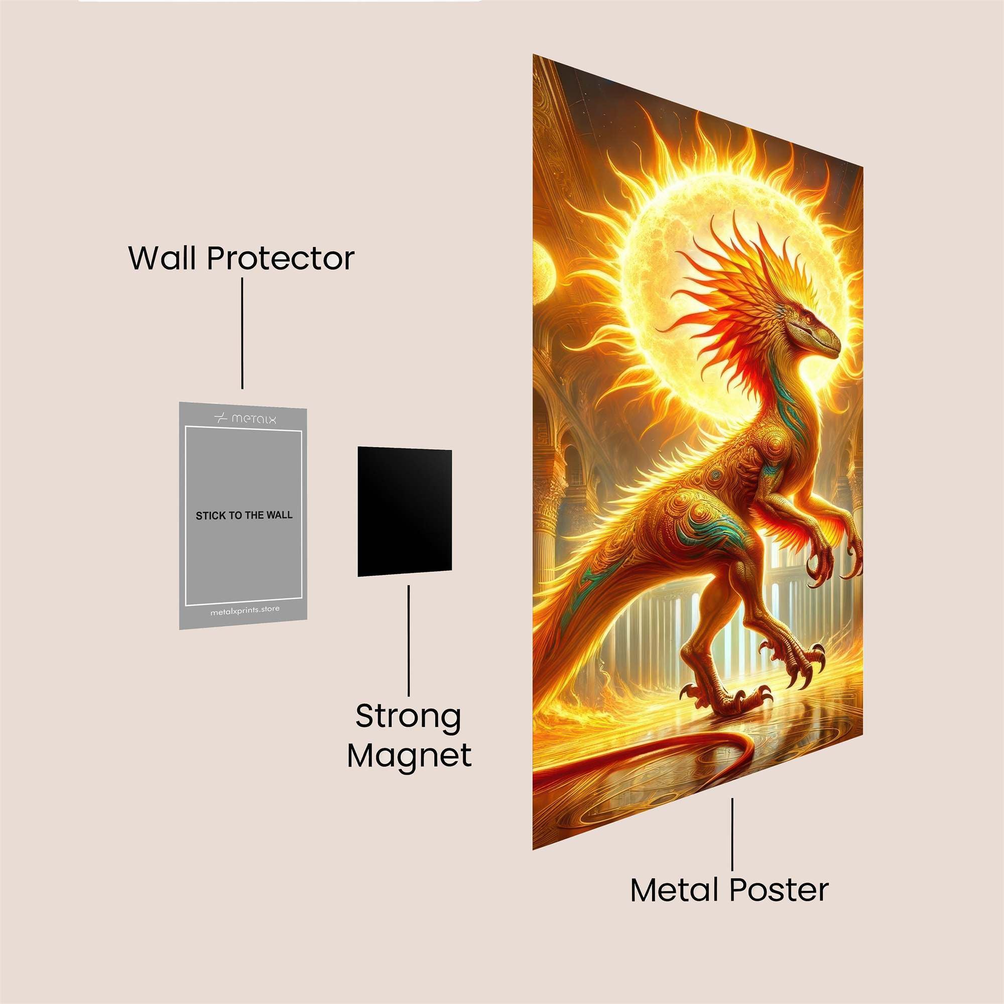 Solar Majesty Safe Wall Magnetic / M