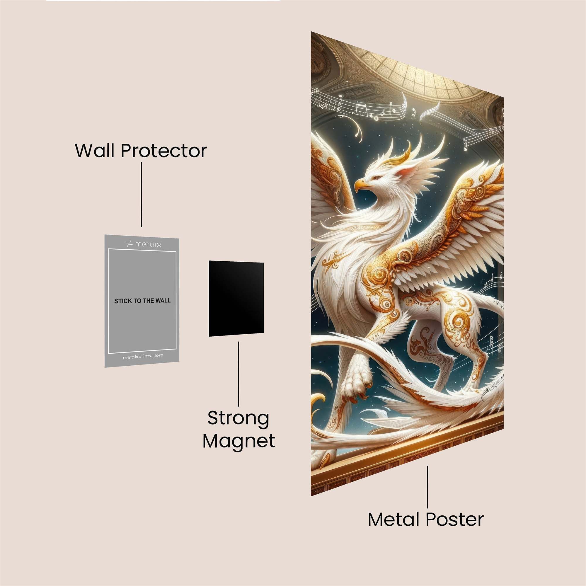 Phoenix Harmony Safe Wall Magnetic / M