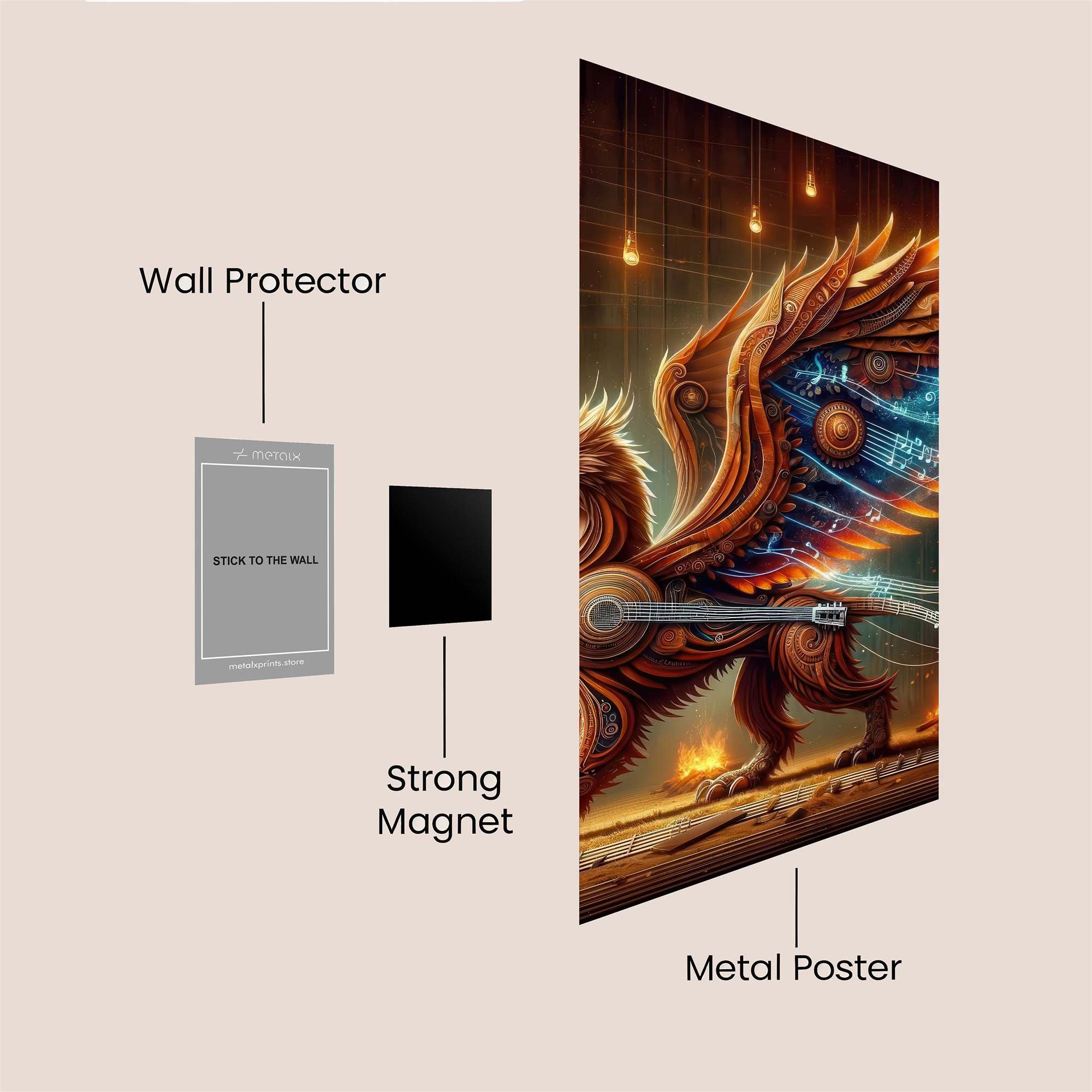 Phoenix Harmony Safe Wall Magnetic / M