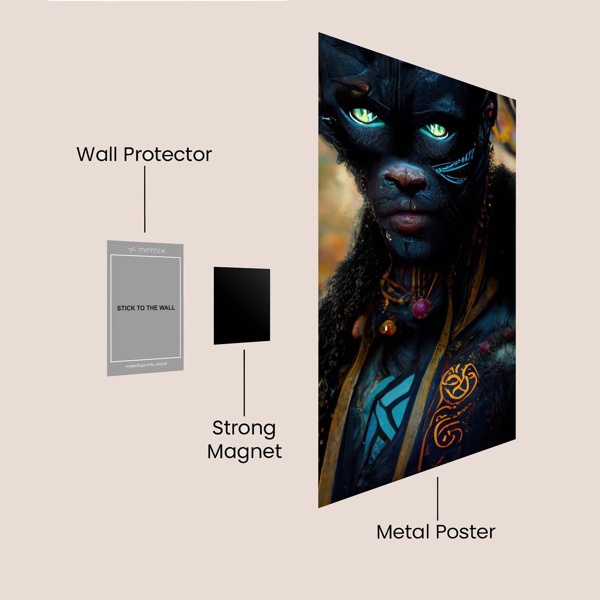 Panther Mystic Safe Wall Magnetic / M