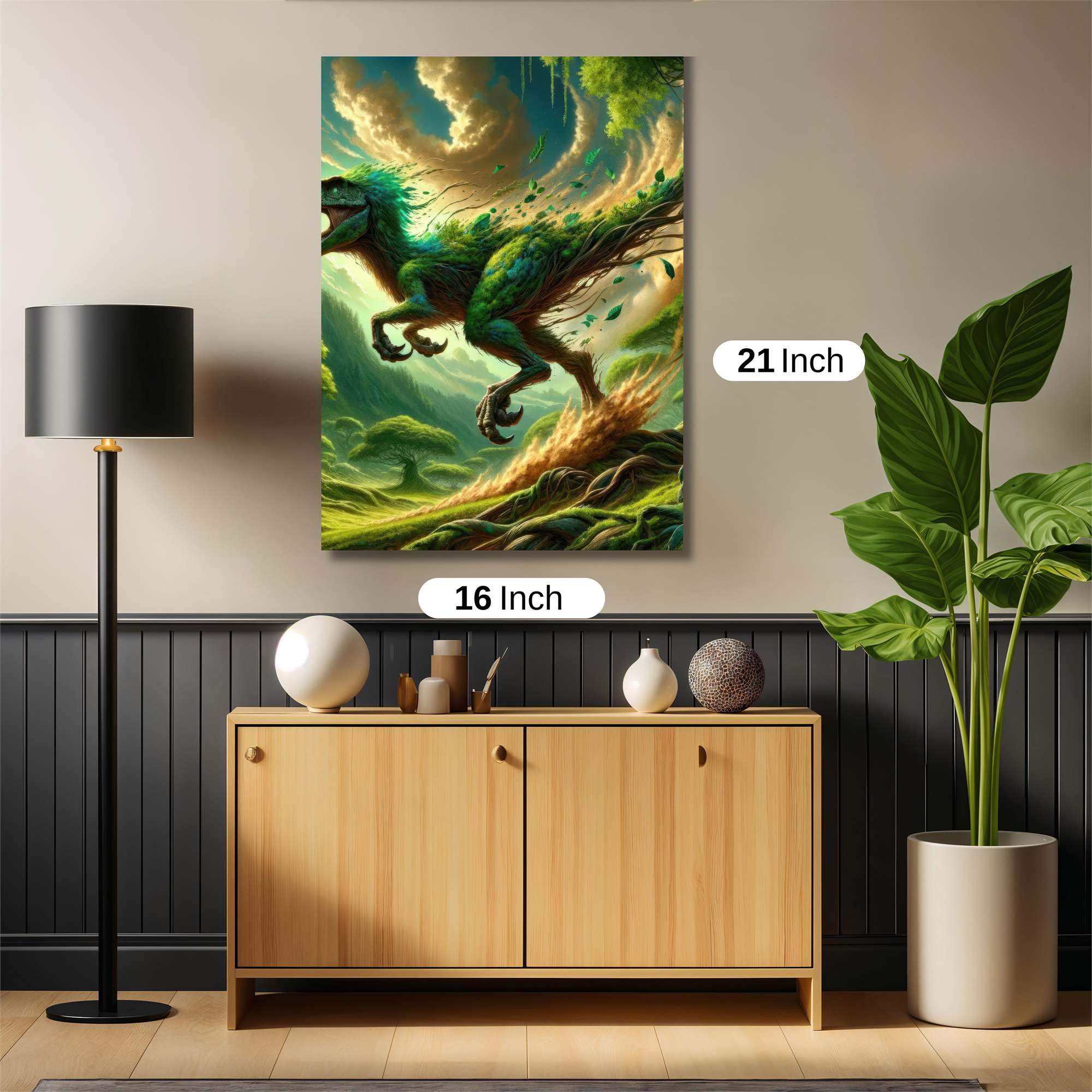 Velociraptor Verdant Safe Wall Magnetic / M