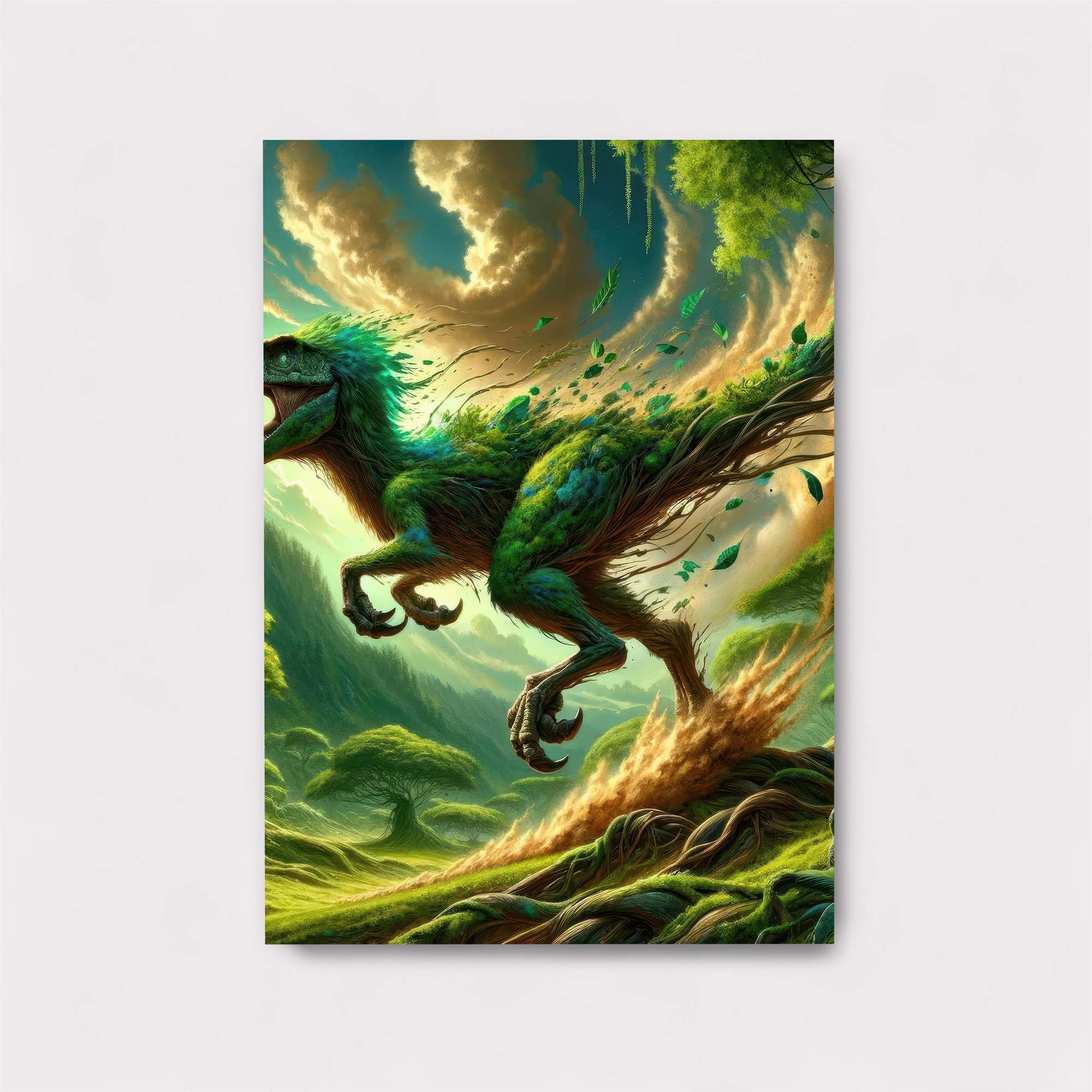 Velociraptor Verdant Safe Wall Magnetic / M