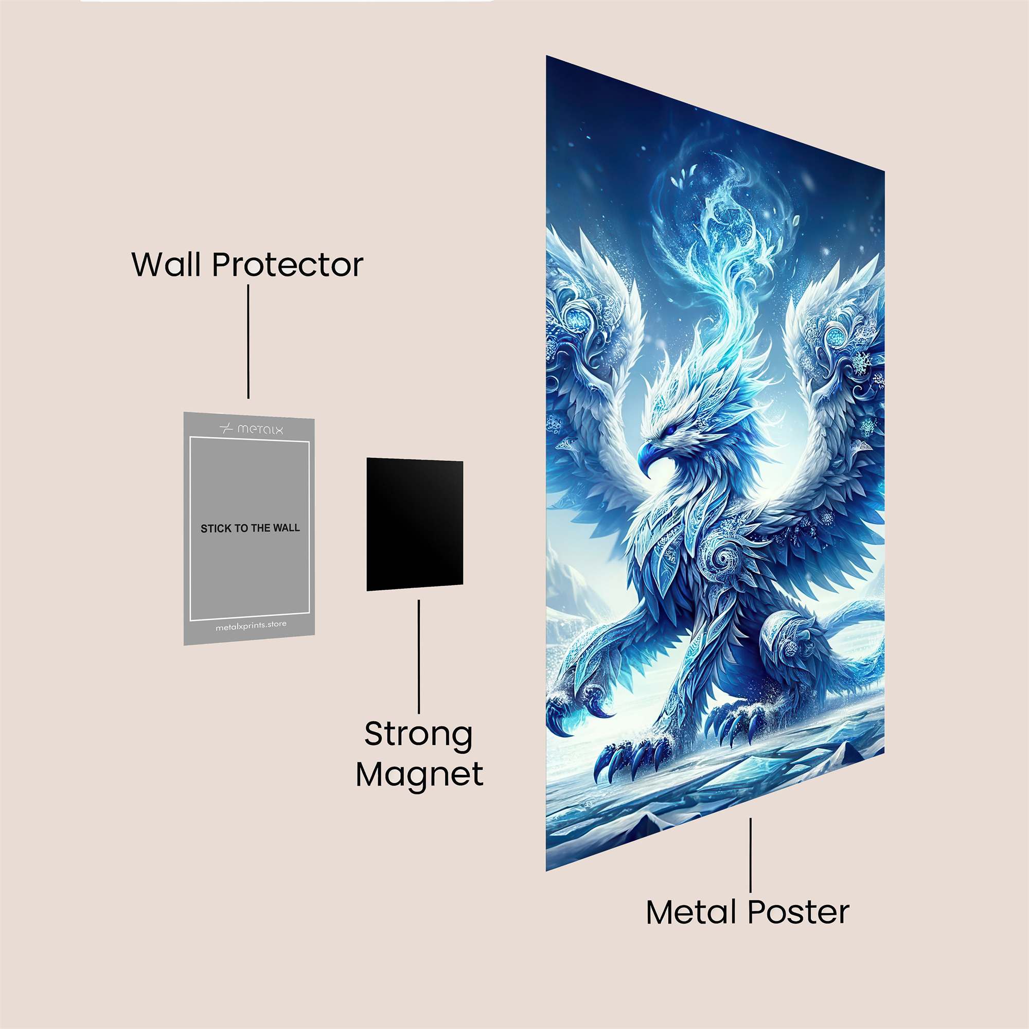 Frost Phoenix Safe Wall Magnetic / M