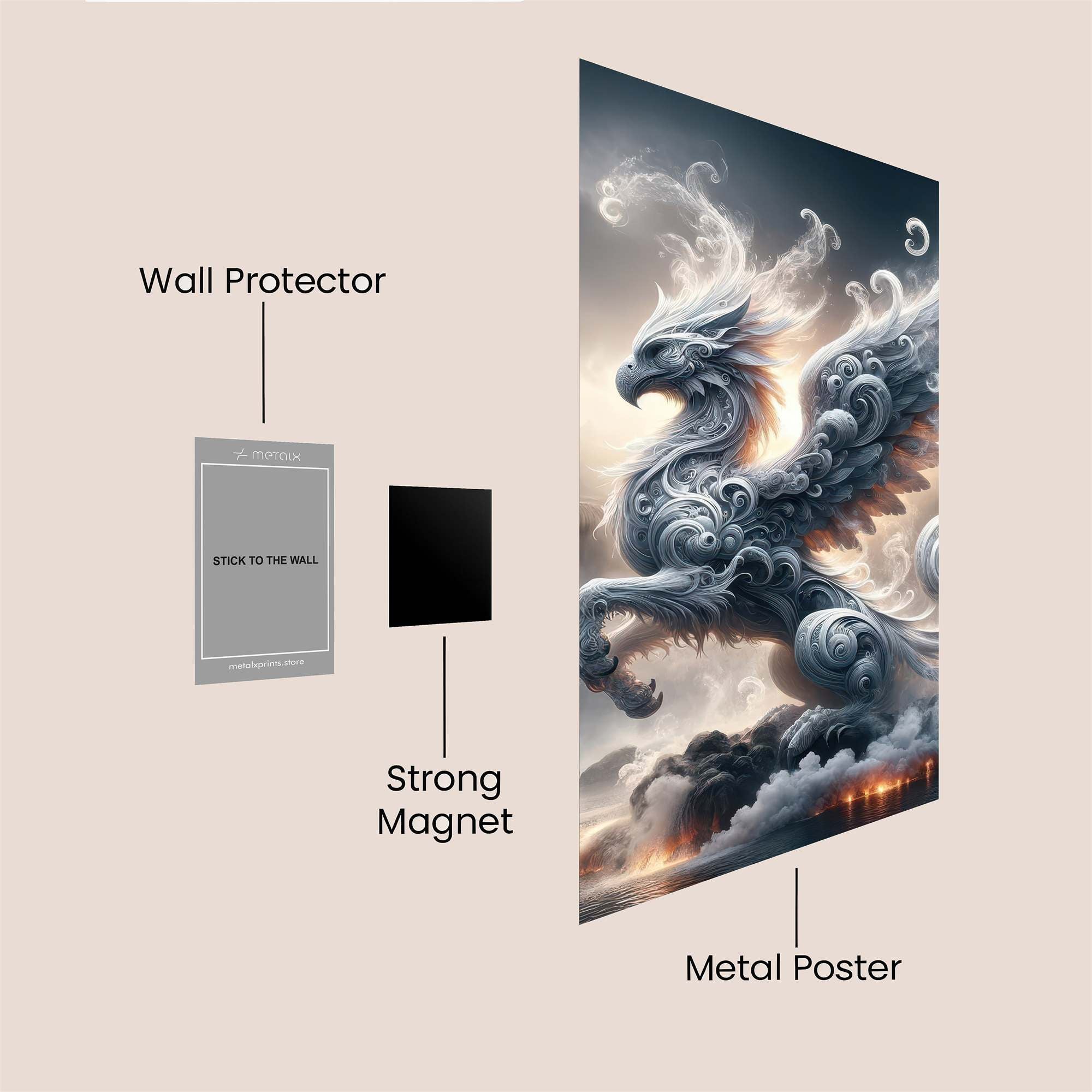 Griffin Grace Safe Wall Magnetic / M