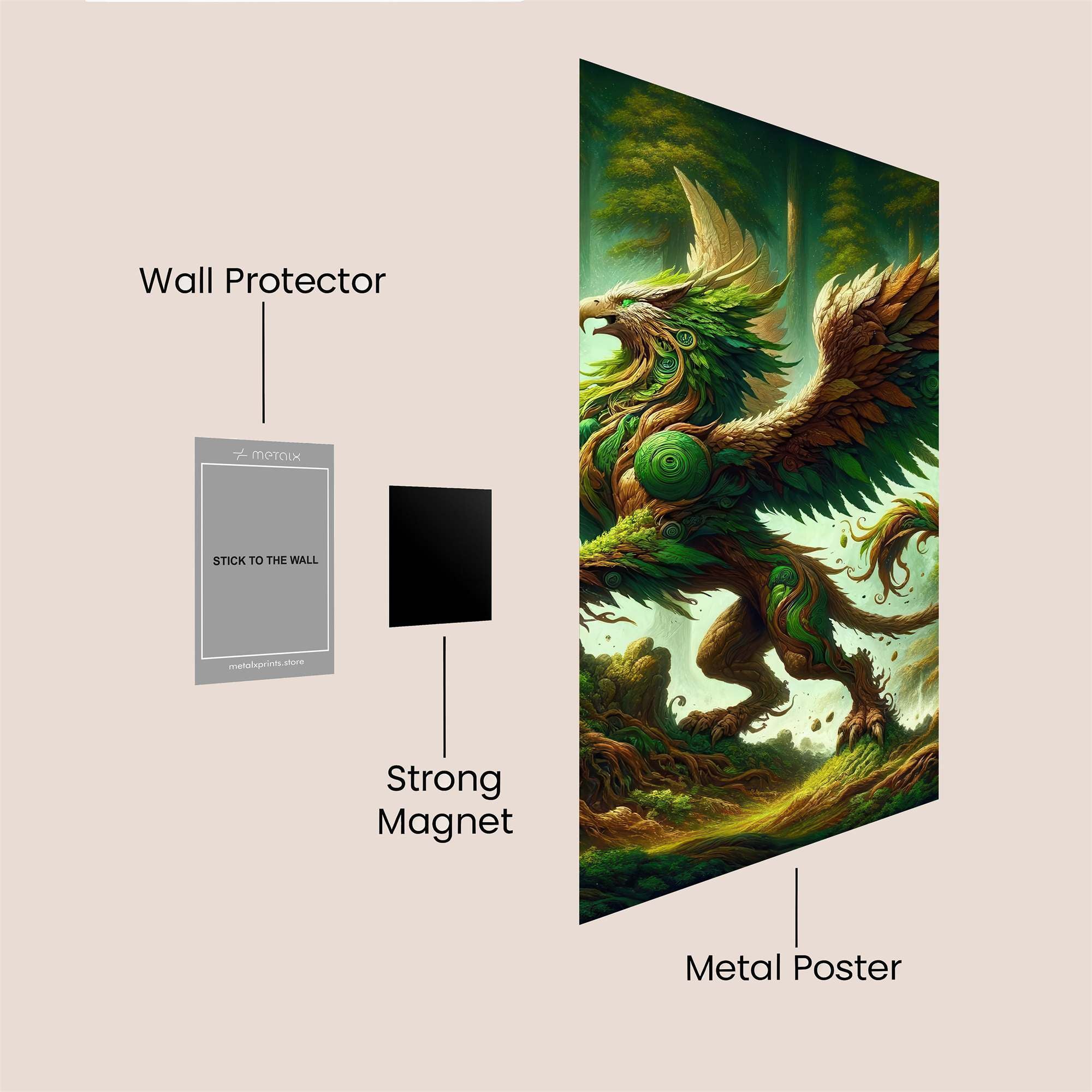 Forest Guardian Safe Wall Magnetic / M