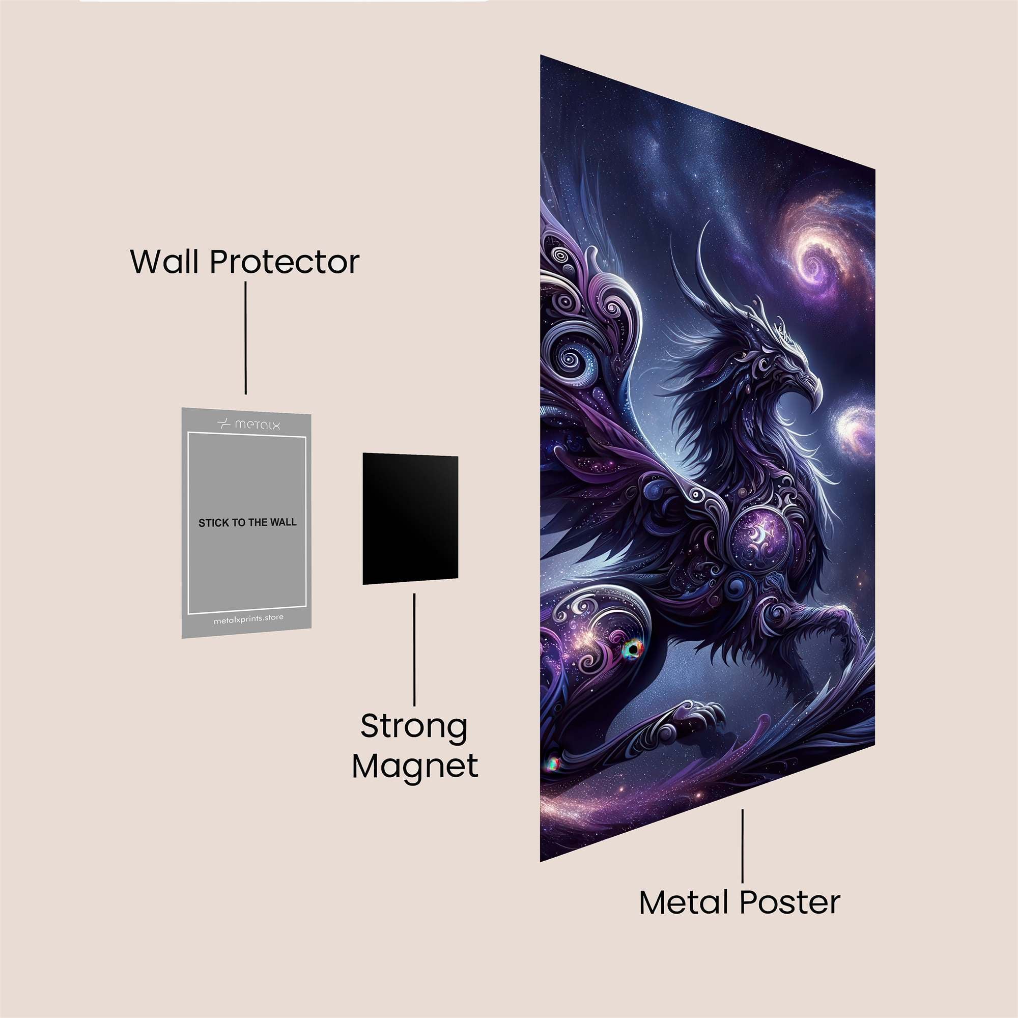 Cosmic Majesty Safe Wall Magnetic / M
