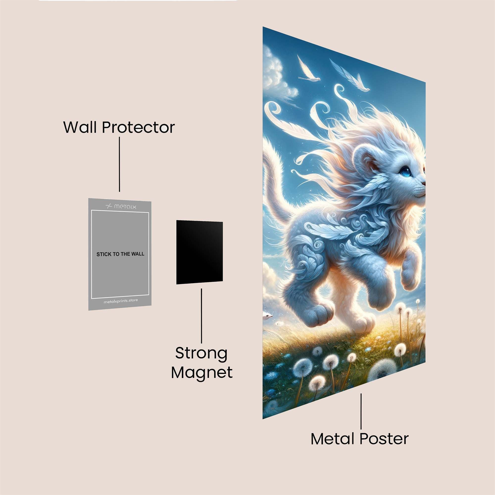 Angel Cub Safe Wall Magnetic / M