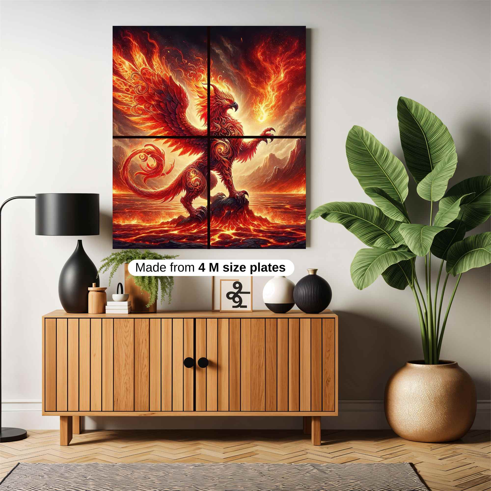 Phoenix Blaze Safe Wall Magnetic / M