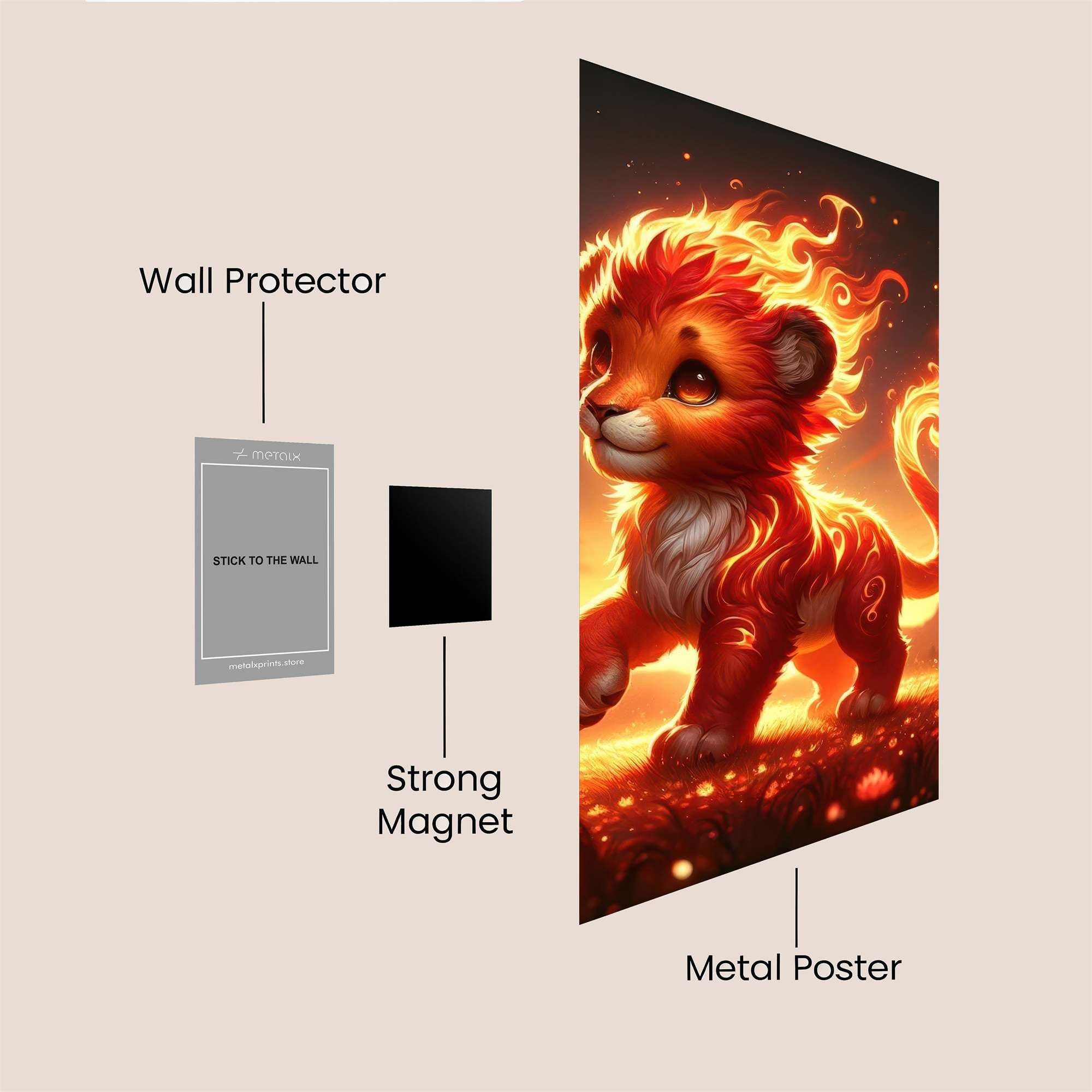 FlameJoy Safe Wall Magnetic / M