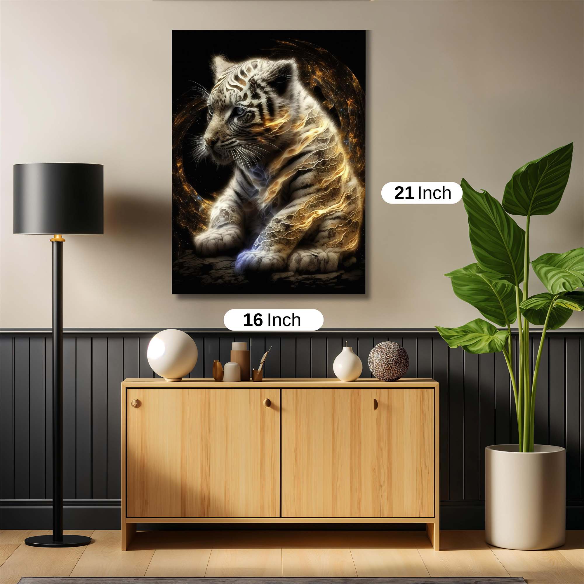 Tiger Serenity Safe Wall Magnetic / M