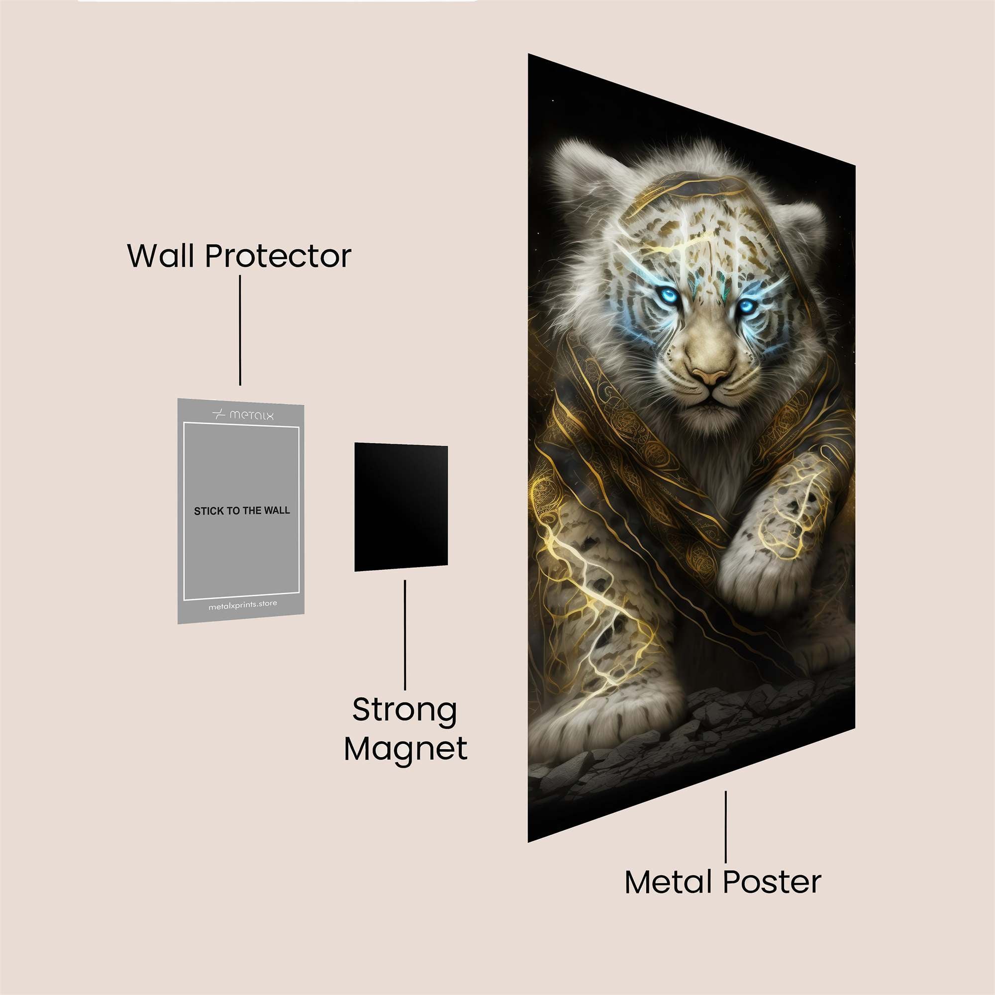 Mystic Cub Safe Wall Magnetic / M