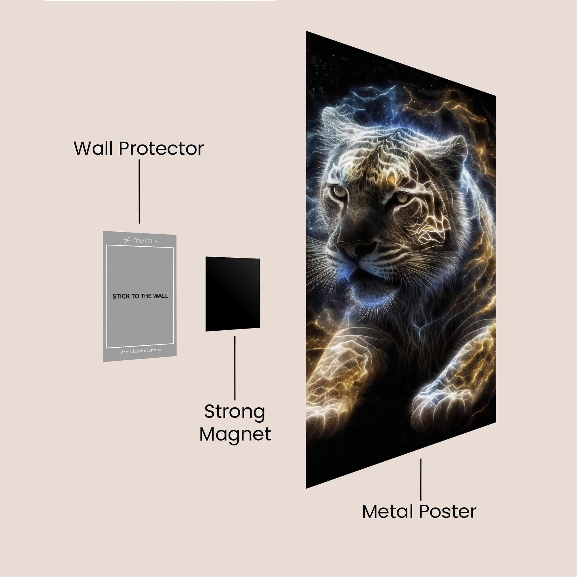 Tiger Radiance Safe Wall Magnetic / M