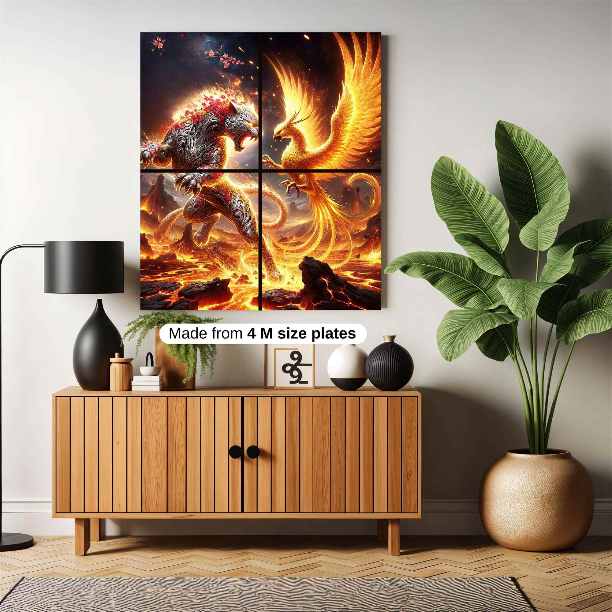 Phoenix Inferno Safe Wall Magnetic / M
