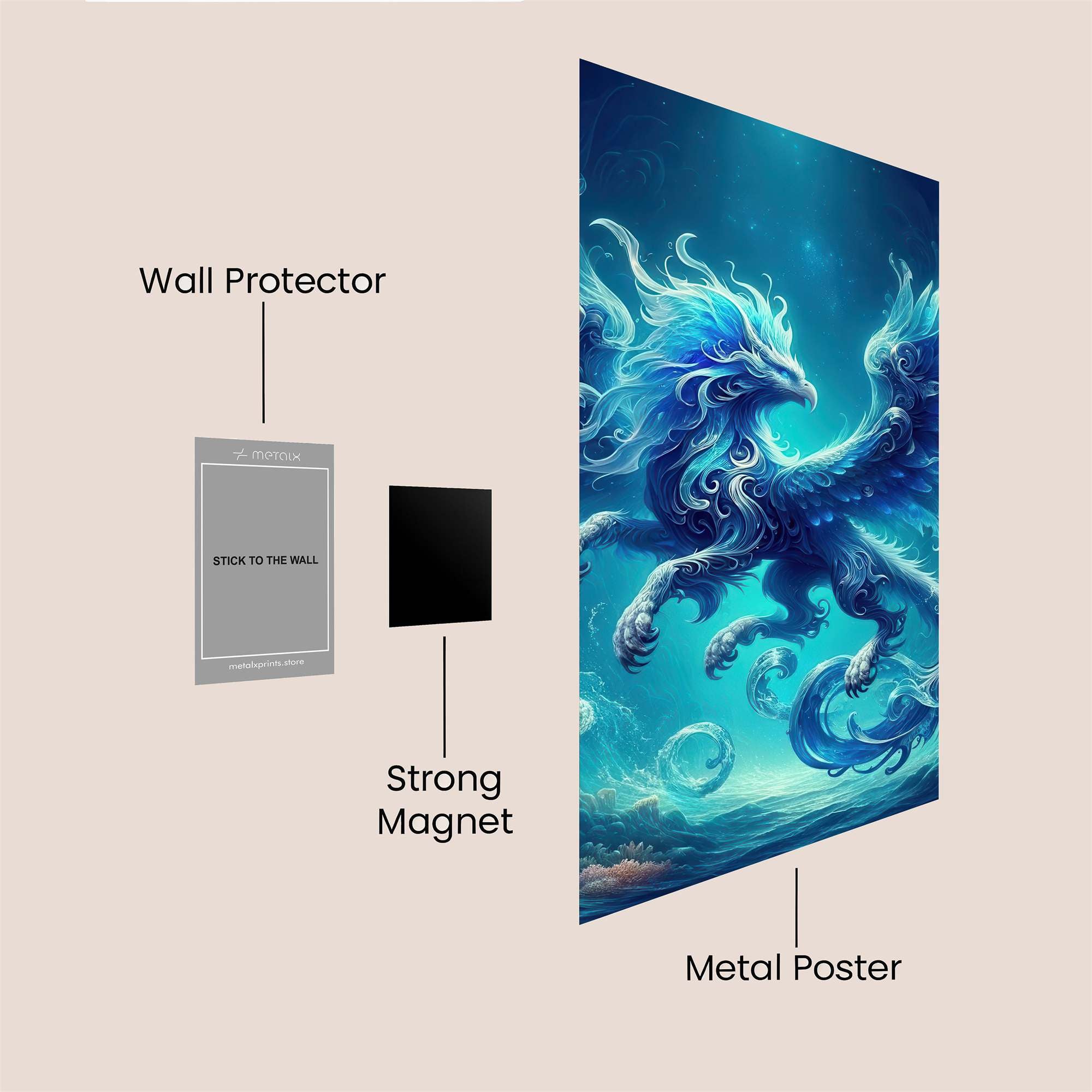 Frostwing Serenity Safe Wall Magnetic / M